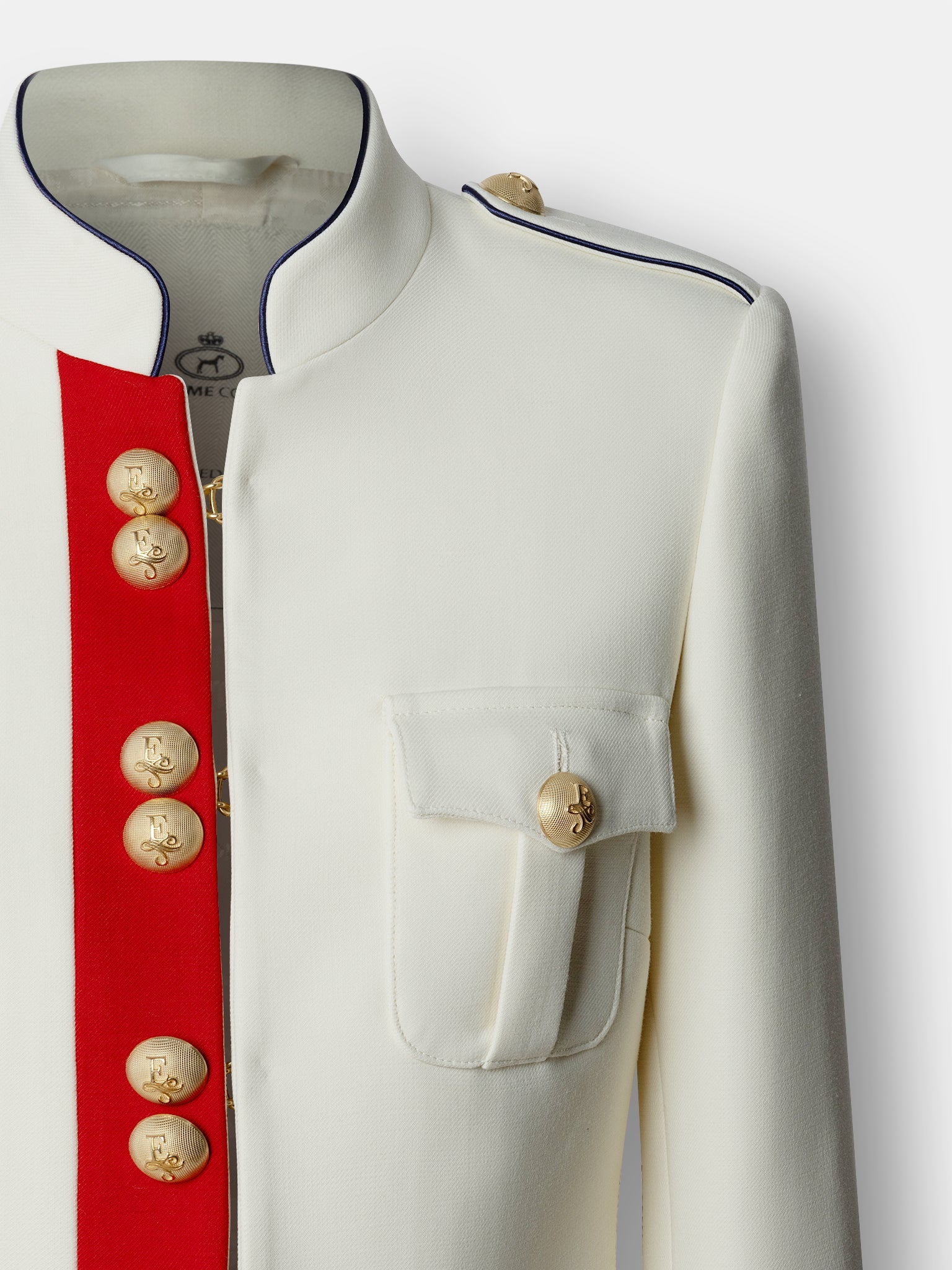 BLAZER MILITAR BLANCA CLAUDIA LONDON - THE EXTREME COLLECTION