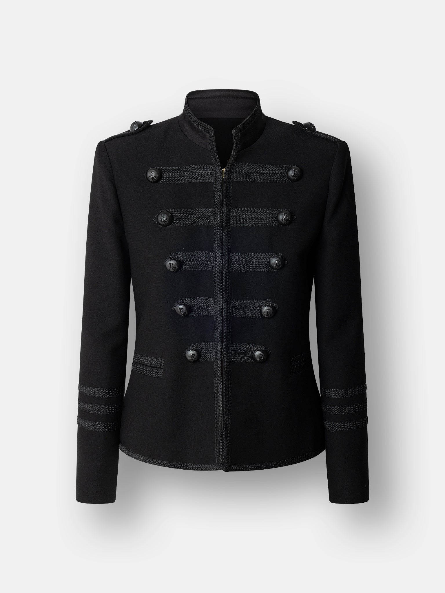 BLAZER MILITAR GALONES BROOKLYN NEGRO - THE EXTREME COLLECTION