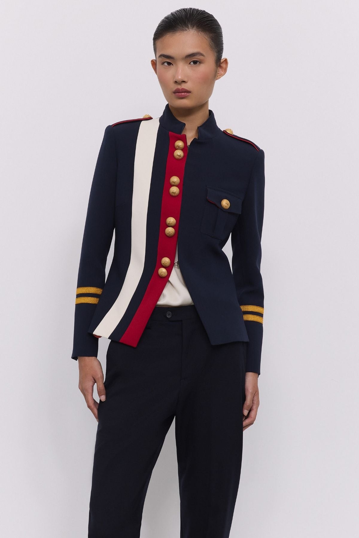 Blazer militar marino Claudia London - Edicion Limitada - THE EXTREME COLLECTION