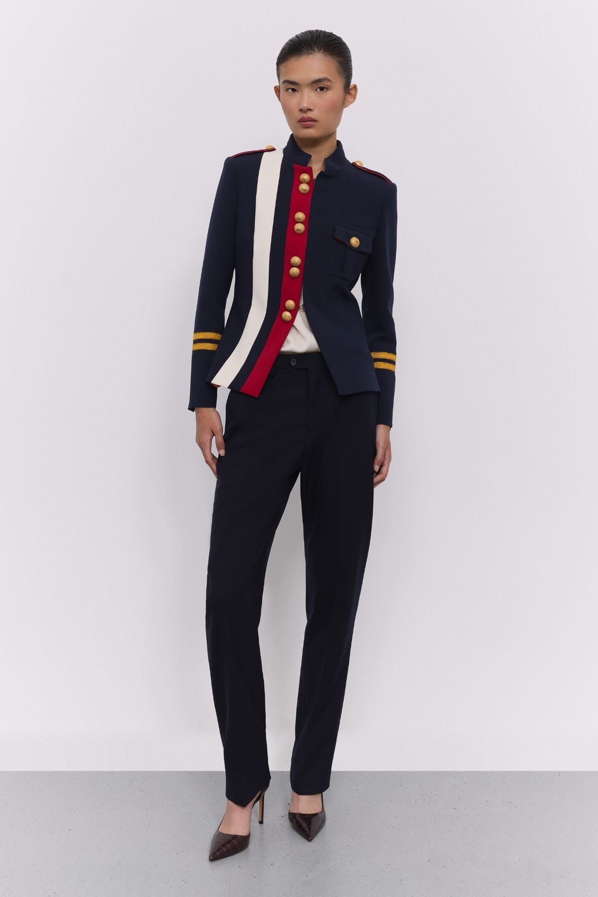 Blazer militar marino Claudia London - Edicion Limitada - THE EXTREME COLLECTION