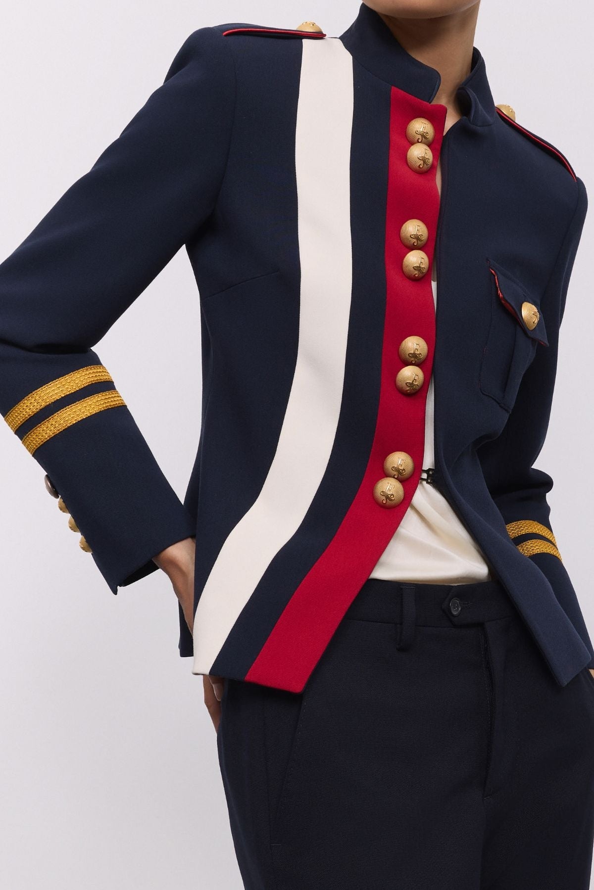 Blazer militar marino Claudia London - Edicion Limitada - THE EXTREME COLLECTION