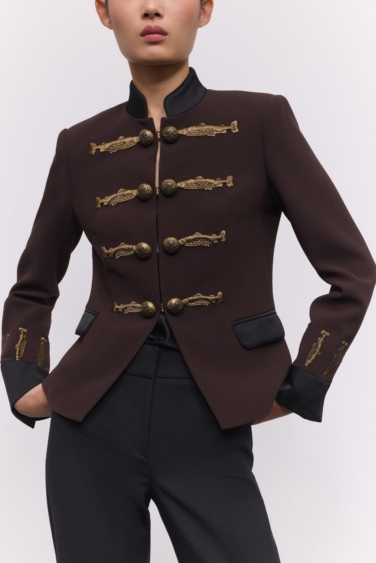 Blazer militar marrón Nuvola - Edición Limitada - THE EXTREME COLLECTION