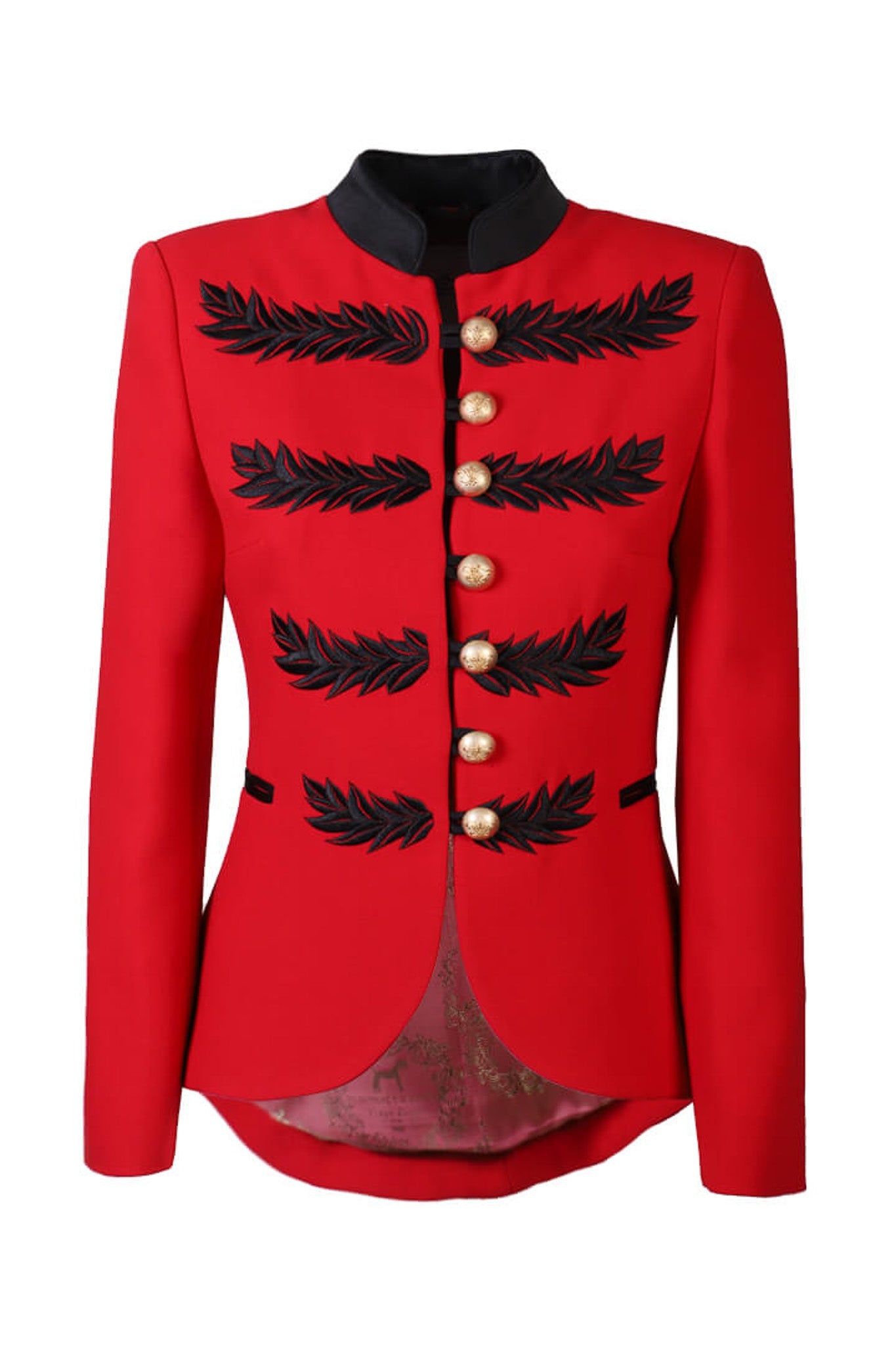 BLAZER MILITAR RENATA BLACK ROJO - THE EXTREME COLLECTION