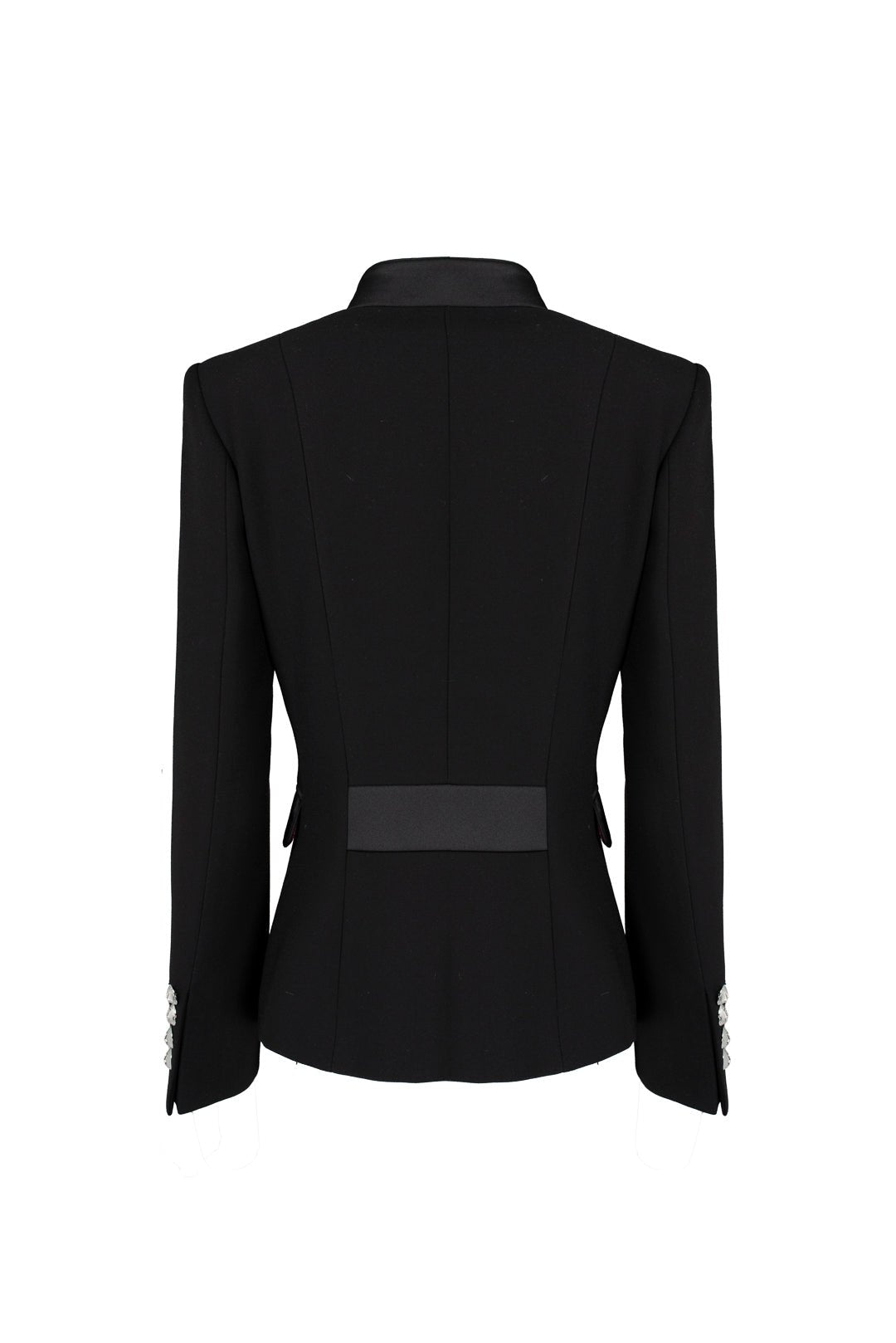 BLAZER NEGRO CON BORDADO RENATA SILVER - THE EXTREME COLLECTION