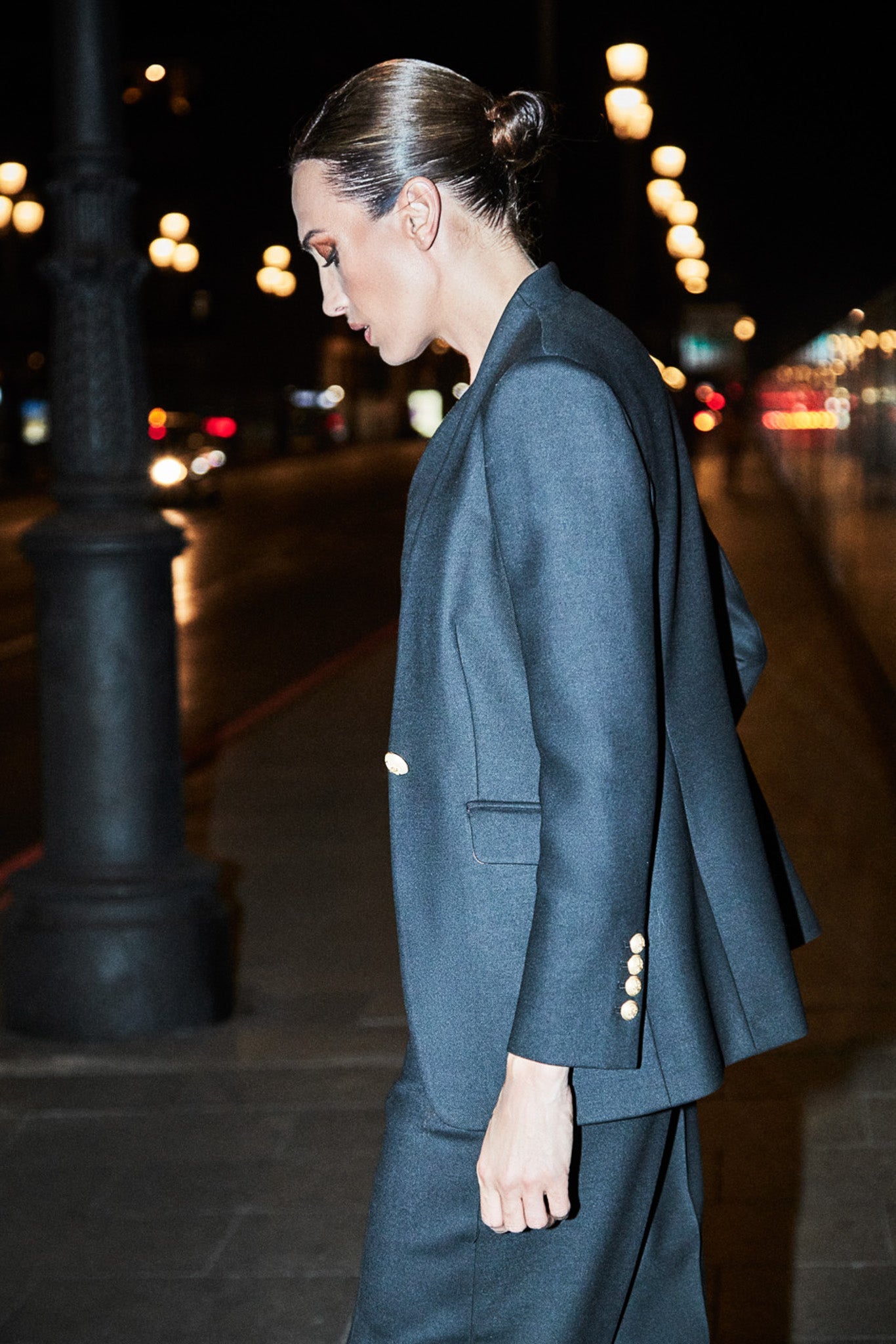BLAZER NEGRO DE CREPE MAUREEN - THE EXTREME COLLECTION