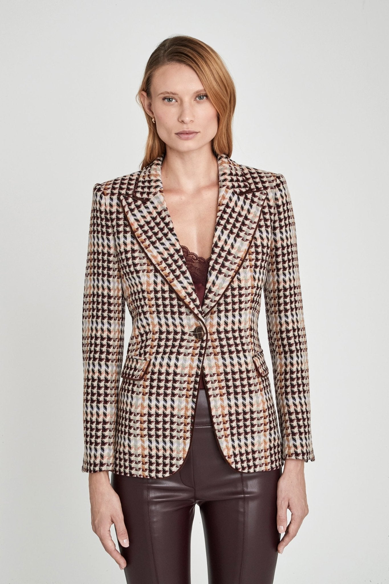 BLAZER PATA DE GALLO MULTICOLOR TRISTÁN - THE EXTREME COLLECTION