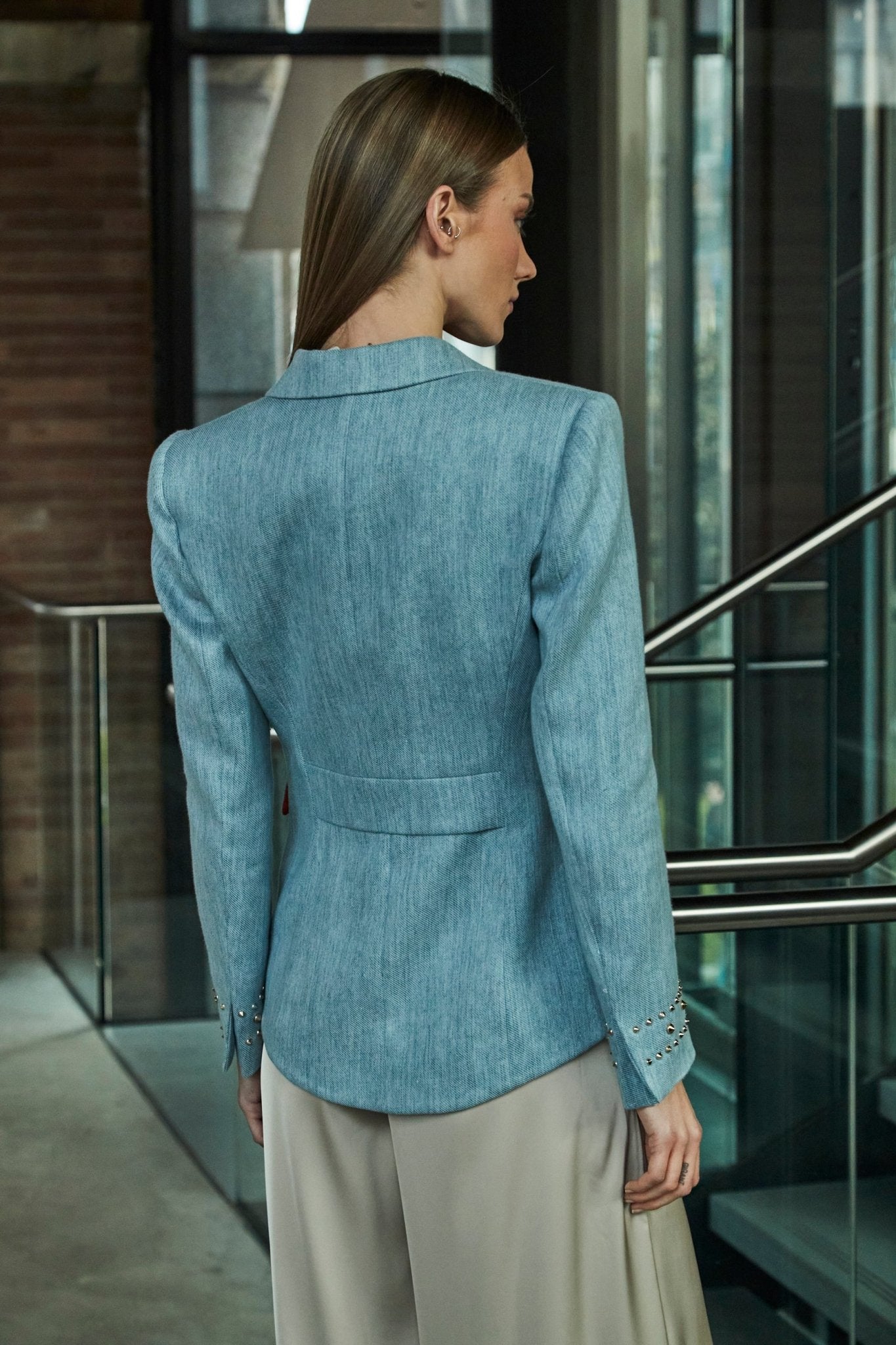 BLAZER TACHAS DENIM CHIARA - THE EXTREME COLLECTION