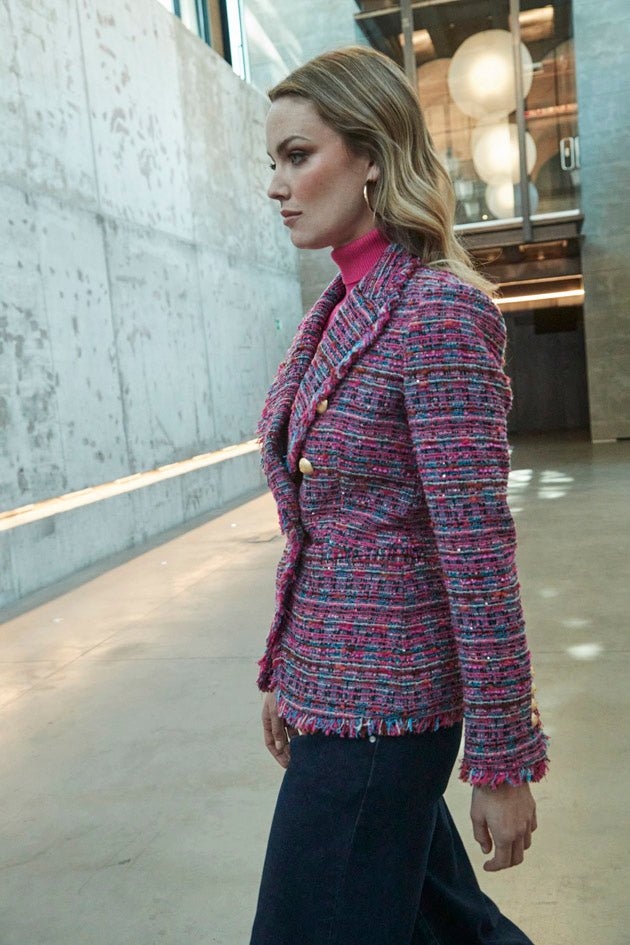 BLAZER TWEED DESFLECADA BERENICE - THE EXTREME COLLECTION