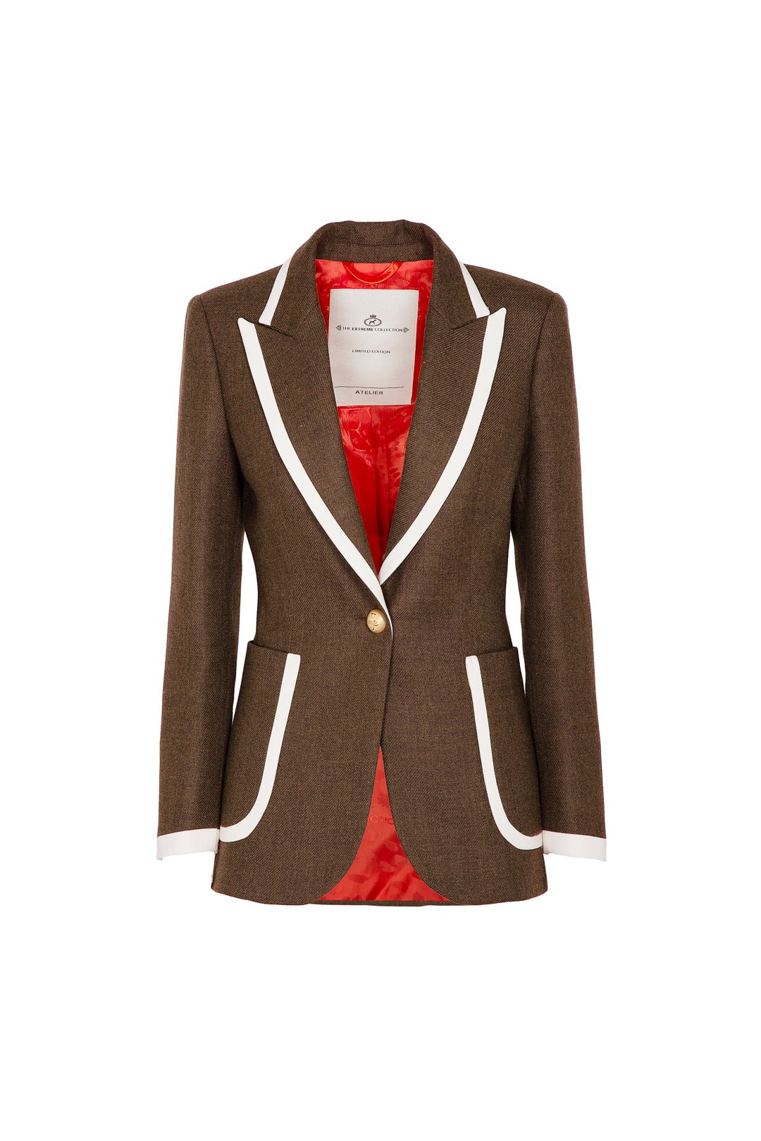 BLAZER UN BOTON MARRON LAURENT - THE EXTREME COLLECTION