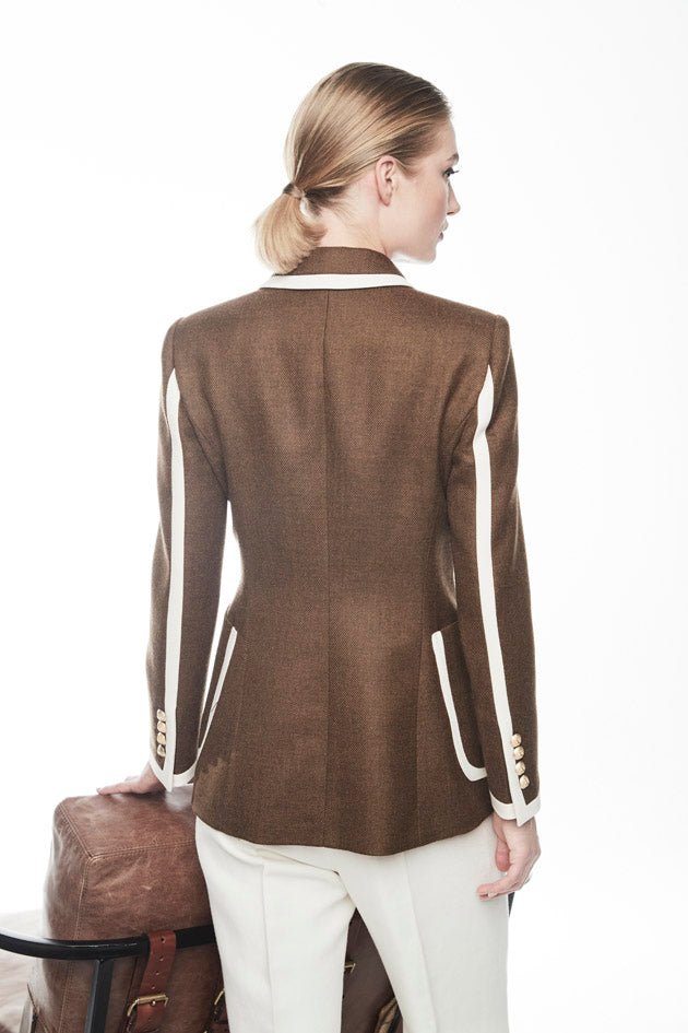 BLAZER UN BOTON MARRON LAURENT - THE EXTREME COLLECTION