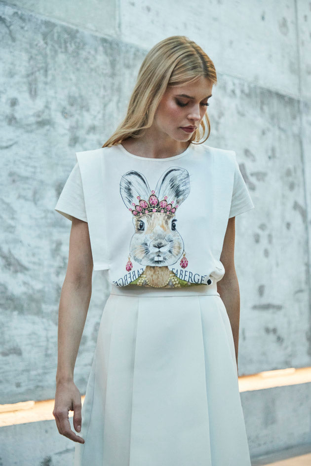 CAMISETA FABERGÉ BLANCO