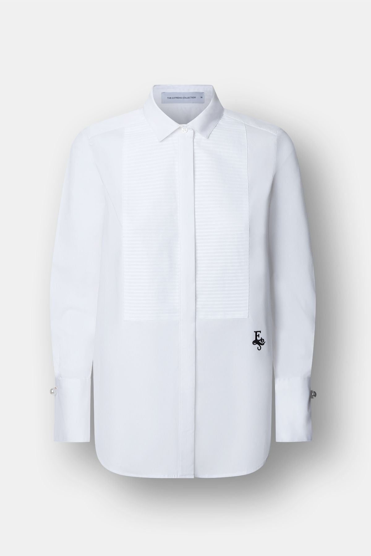 Camisa blanca con jaretas Eleanor - Edición Limitada - THE EXTREME COLLECTION