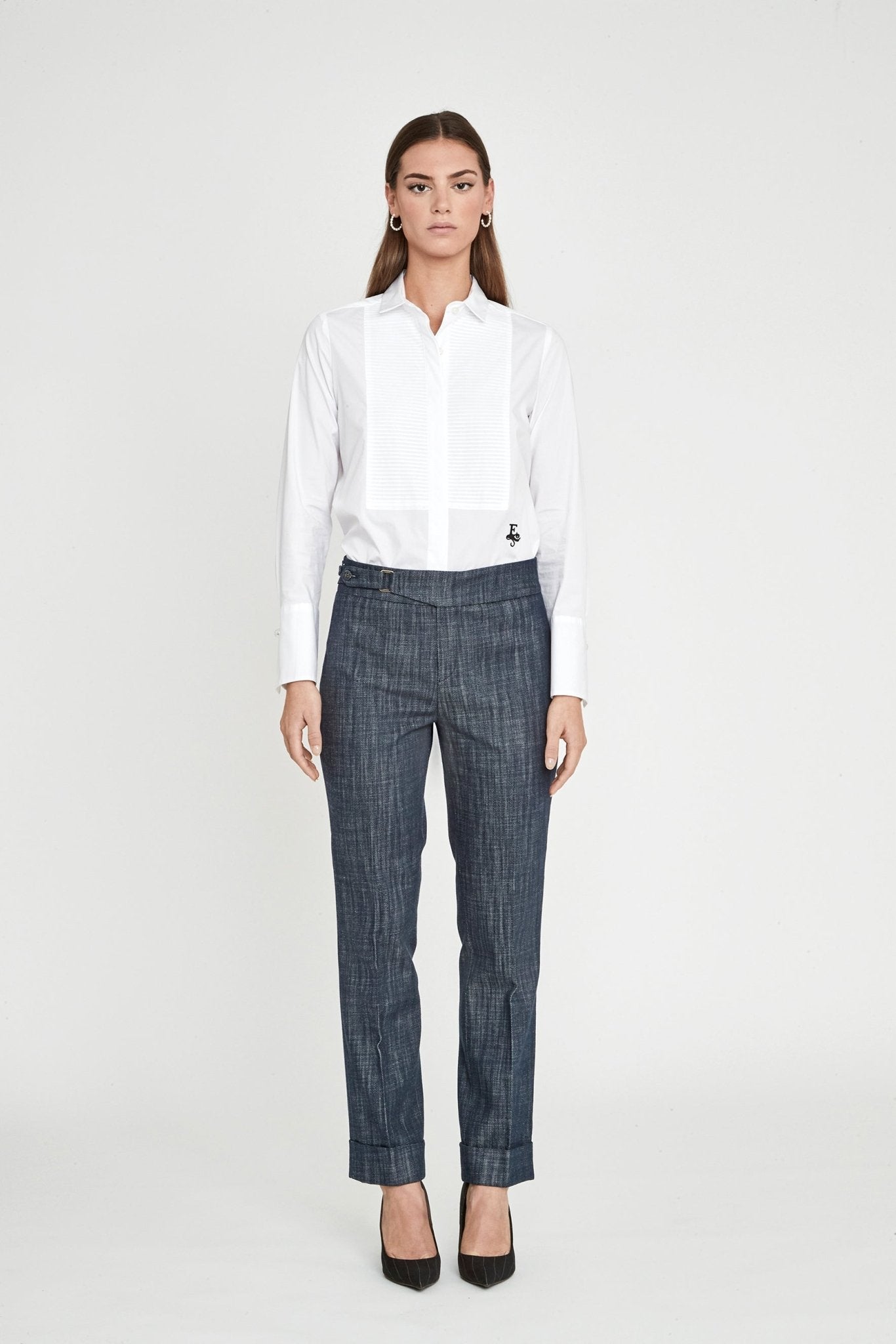 CAMISA BLANCA CON JARETAS ELEANOR - THE EXTREME COLLECTION
