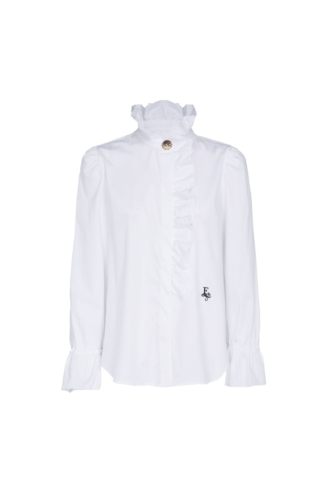 CAMISA BLANCA CON VOLANTE BOHEME - THE EXTREME COLLECTION