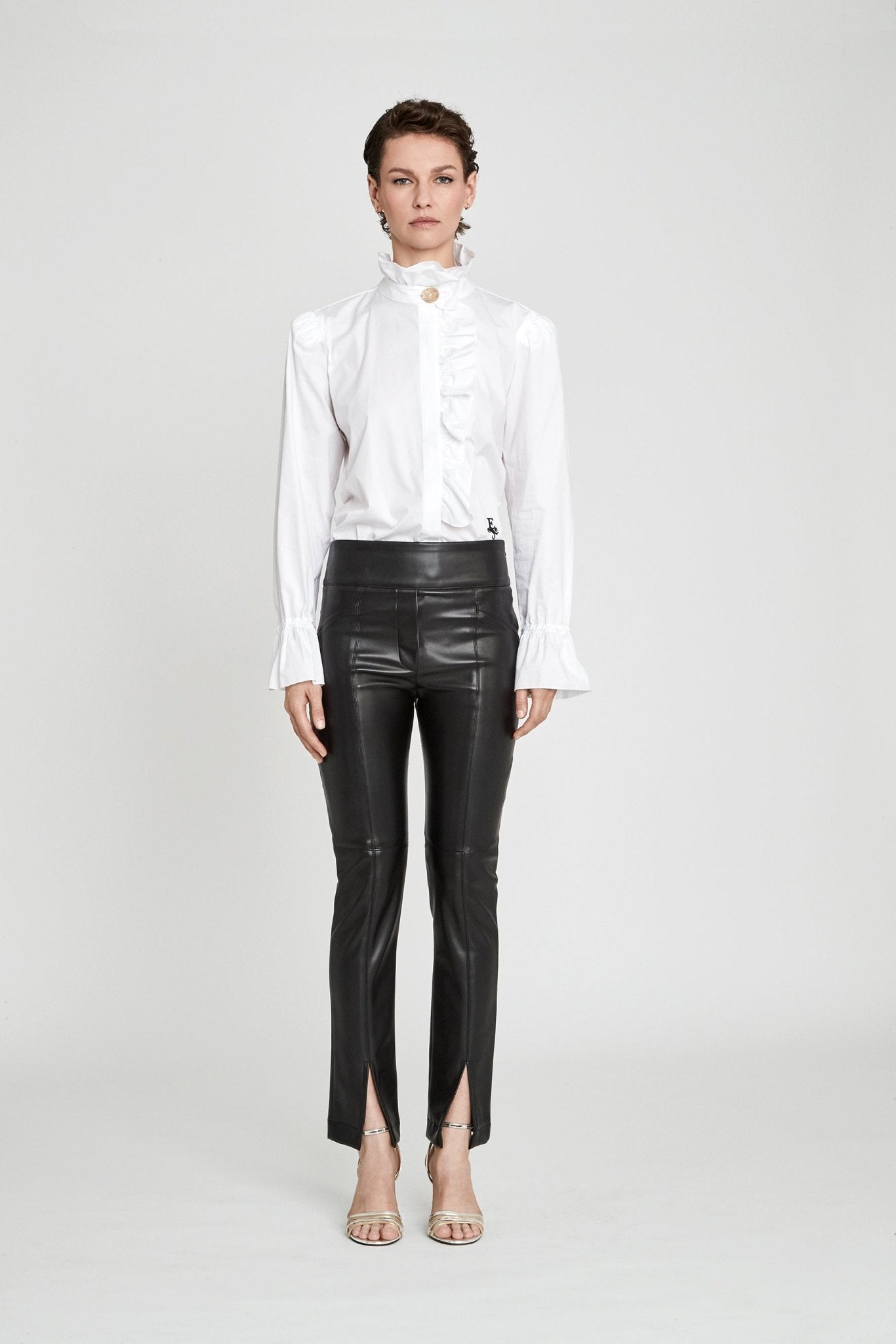 CAMISA BLANCA CON VOLANTE BOHEME - THE EXTREME COLLECTION