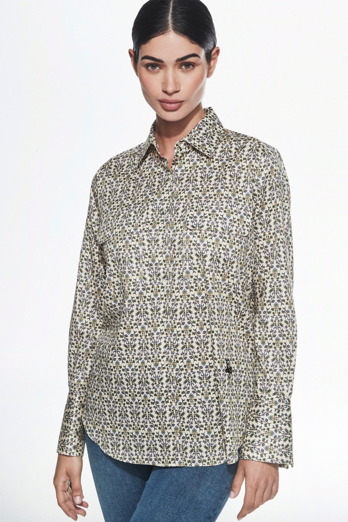 CAMISA LIBERTY ESTAMPADA VERDE - THE EXTREME COLLECTION