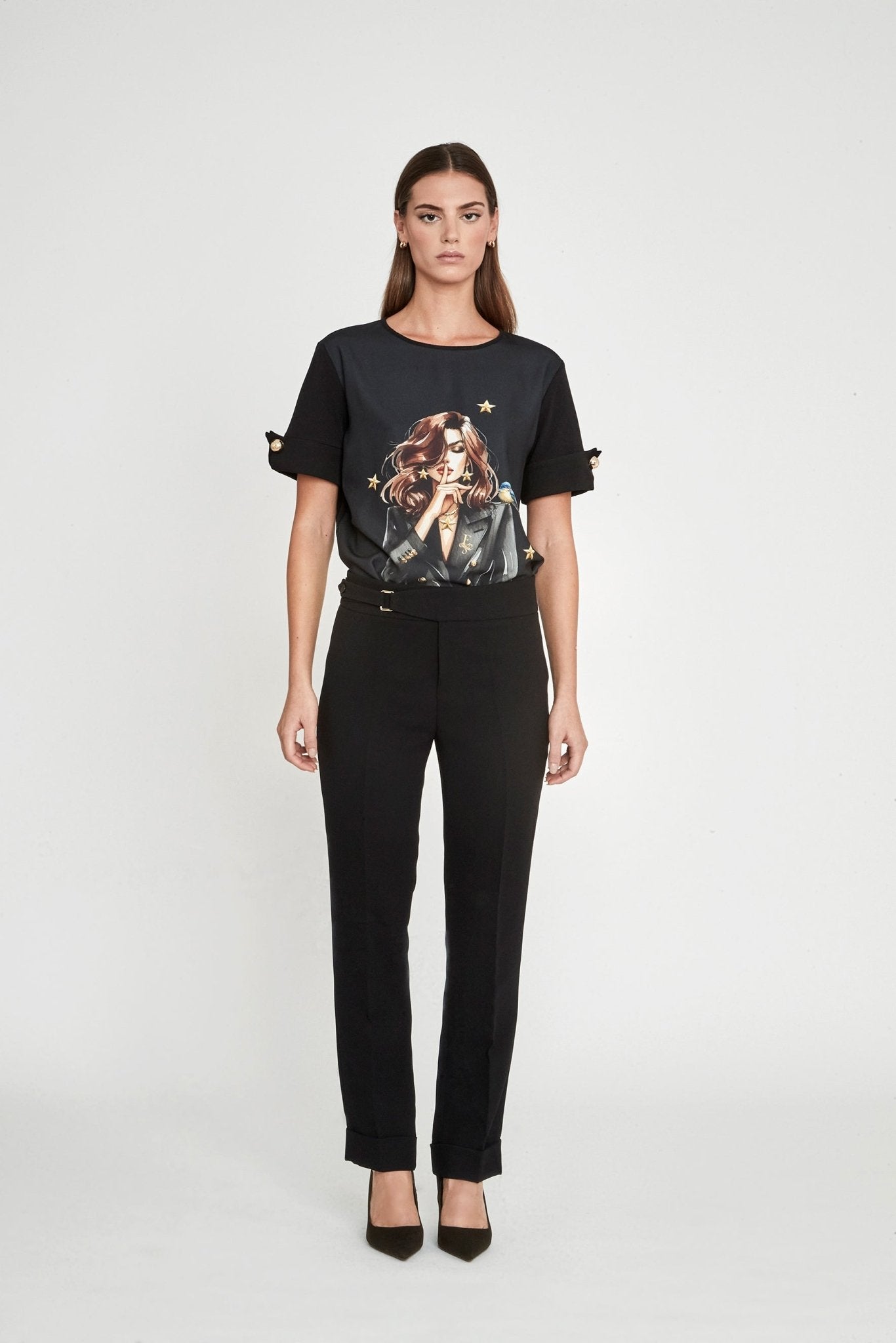 CAMISETA ESTAMPADA AZABACHE LOLA - THE EXTREME COLLECTION