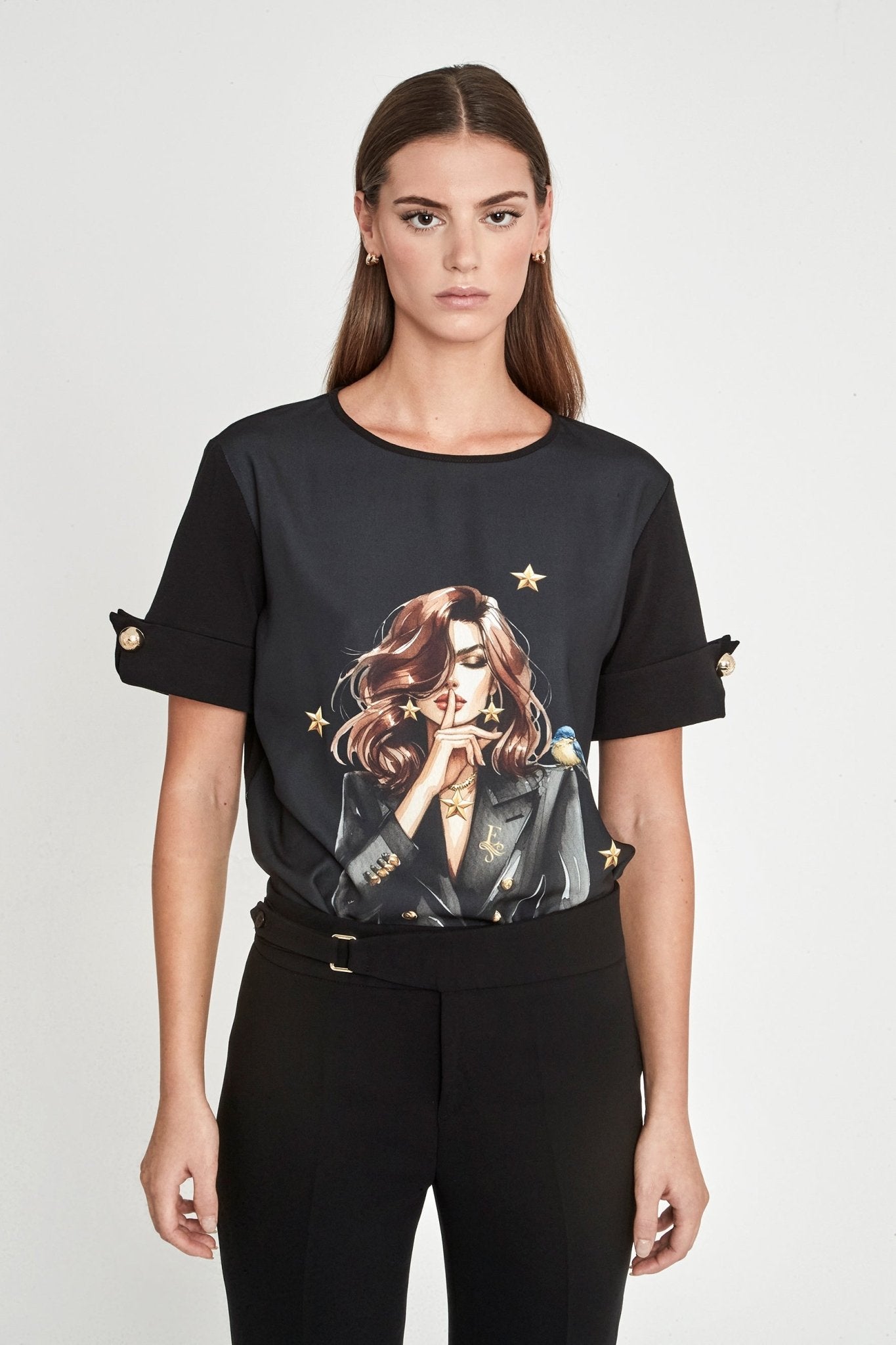 CAMISETA ESTAMPADA AZABACHE LOLA - THE EXTREME COLLECTION
