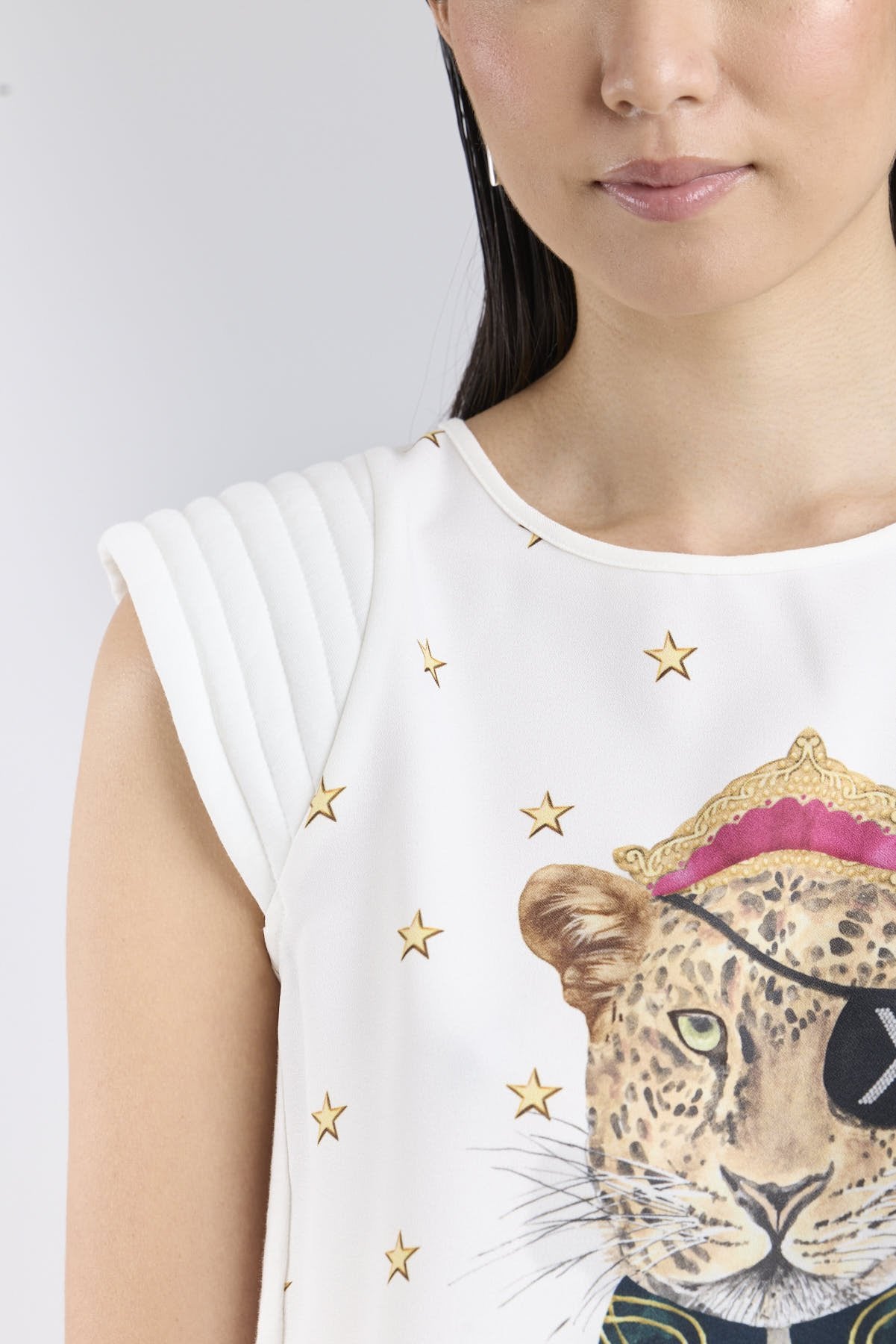 CAMISETA ESTAMPADA BLANCA ANNE BONNY - THE EXTREME COLLECTION