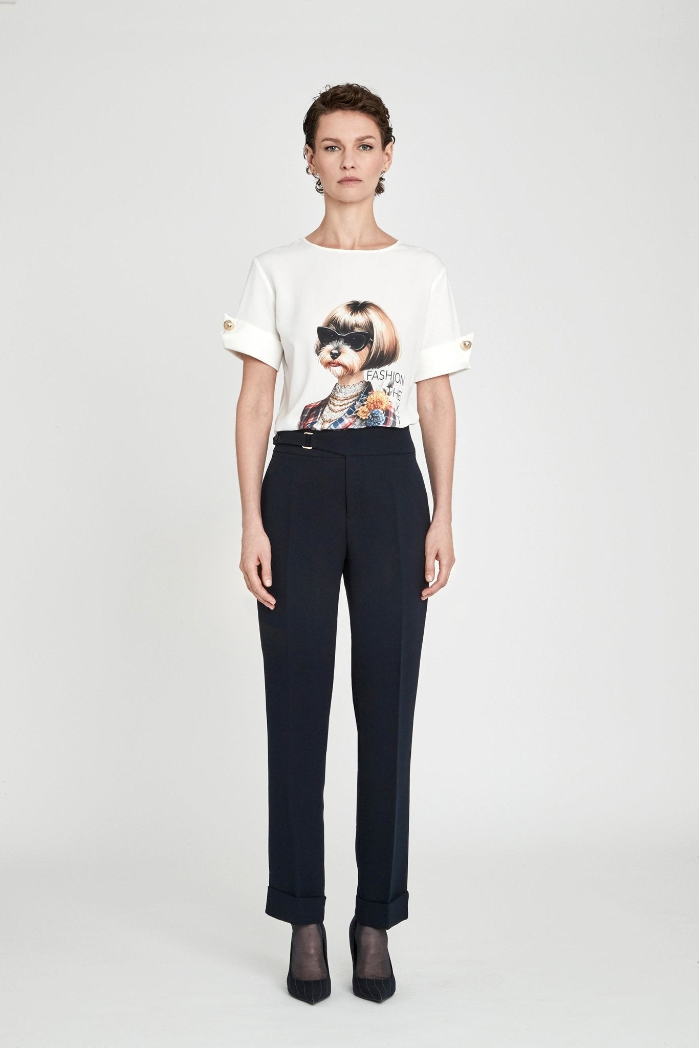 CAMISETA ESTAMPADA BLANCO FASHION STYLE - THE EXTREME COLLECTION