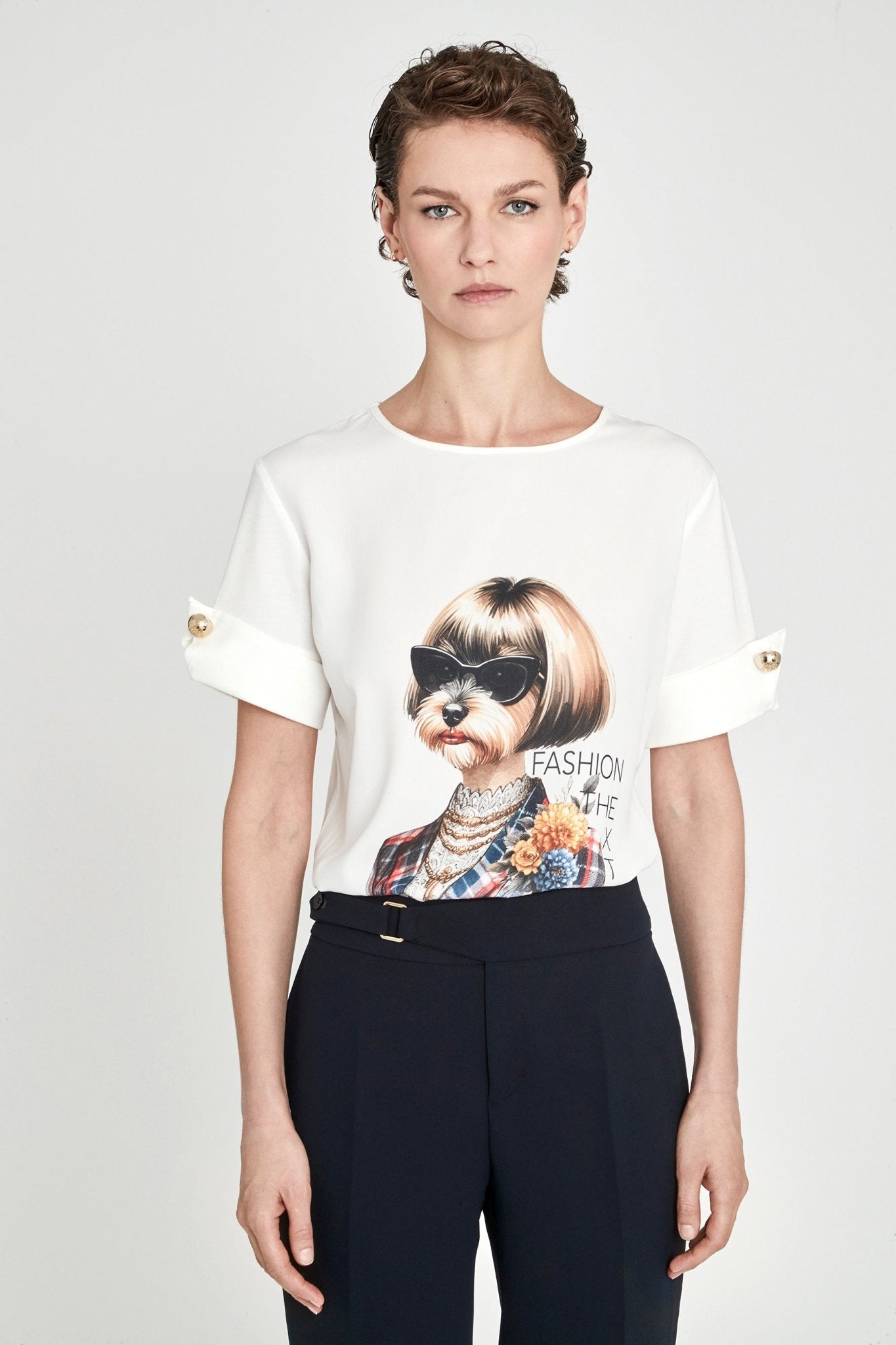 CAMISETA ESTAMPADA BLANCO FASHION STYLE - THE EXTREME COLLECTION