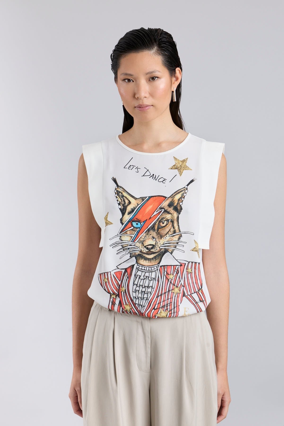 CAMISETA ESTAMPADA BLANCO LET´S DANCE - THE EXTREME COLLECTION