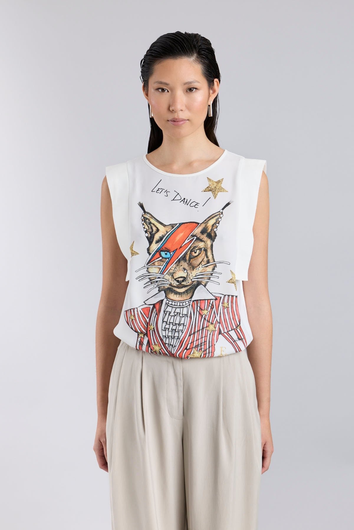 CAMISETA ESTAMPADA BLANCO LET´S DANCE - THE EXTREME COLLECTION