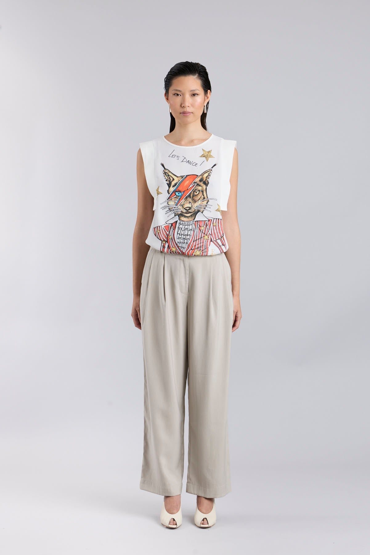 CAMISETA ESTAMPADA BLANCO LET´S DANCE - THE EXTREME COLLECTION