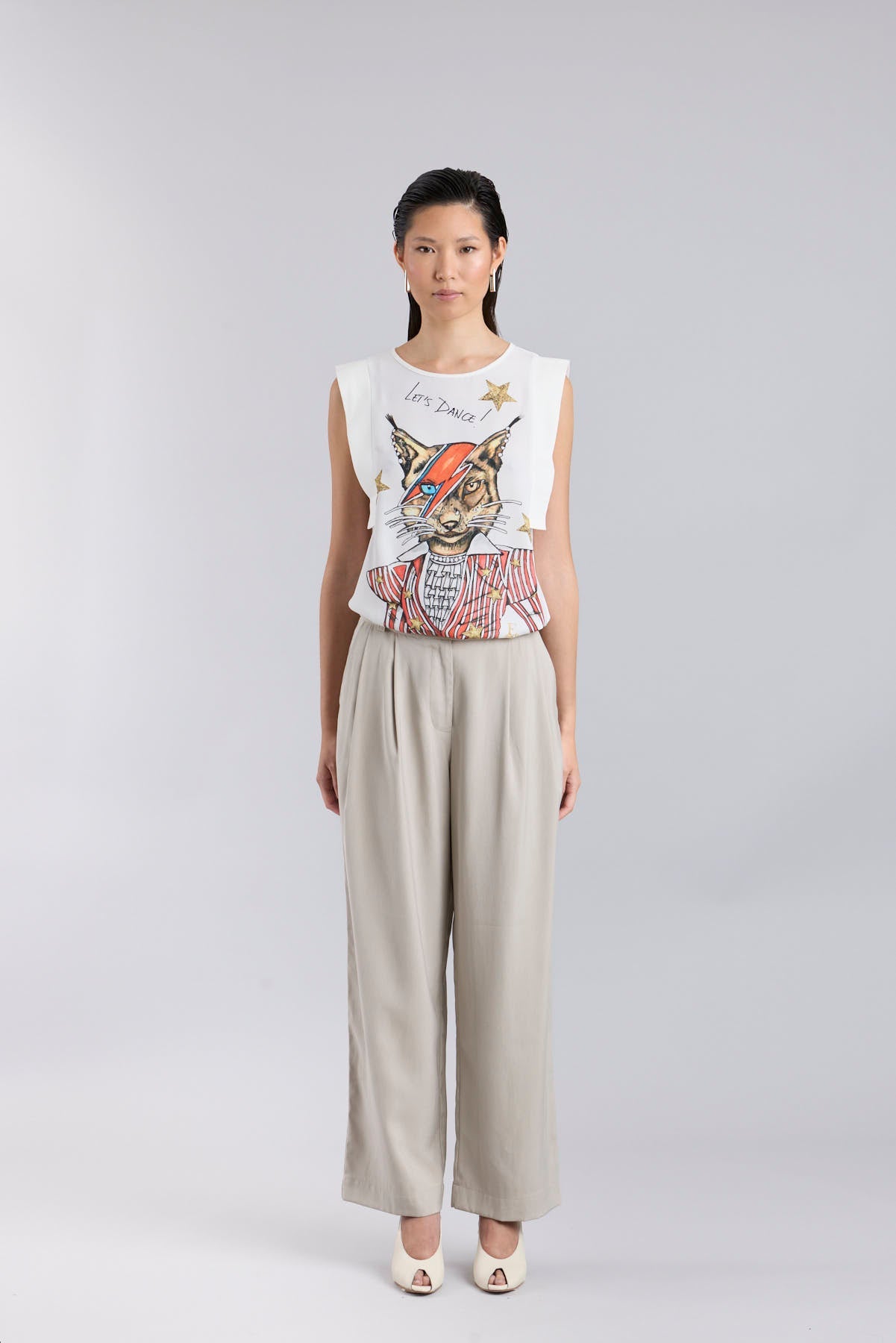 CAMISETA ESTAMPADA BLANCO LET´S DANCE - THE EXTREME COLLECTION