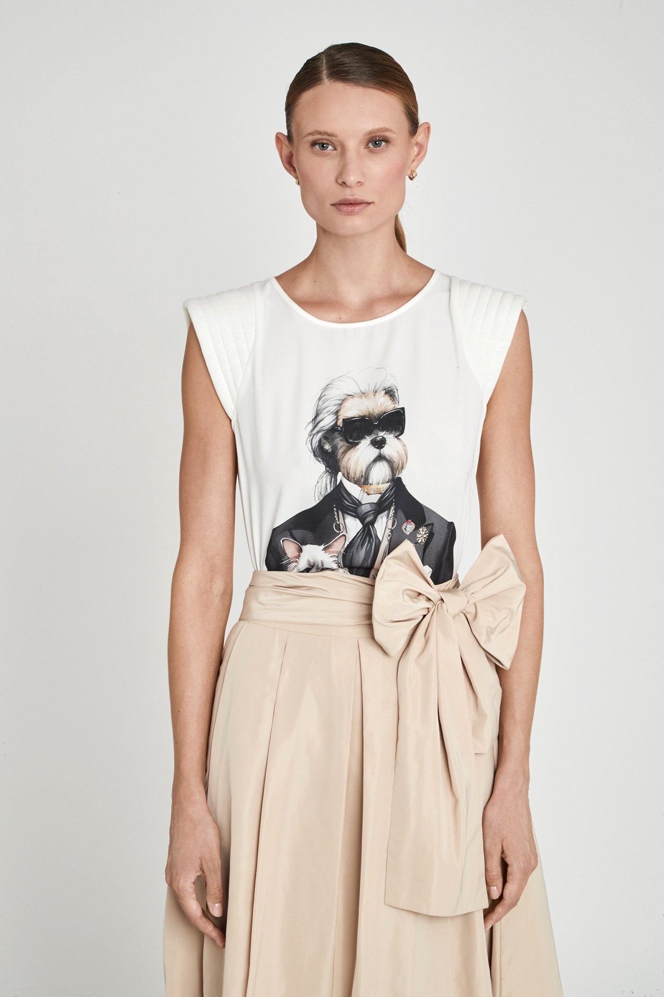 CAMISETA ESTAMPADA BLANCO SWEET CAT - THE EXTREME COLLECTION