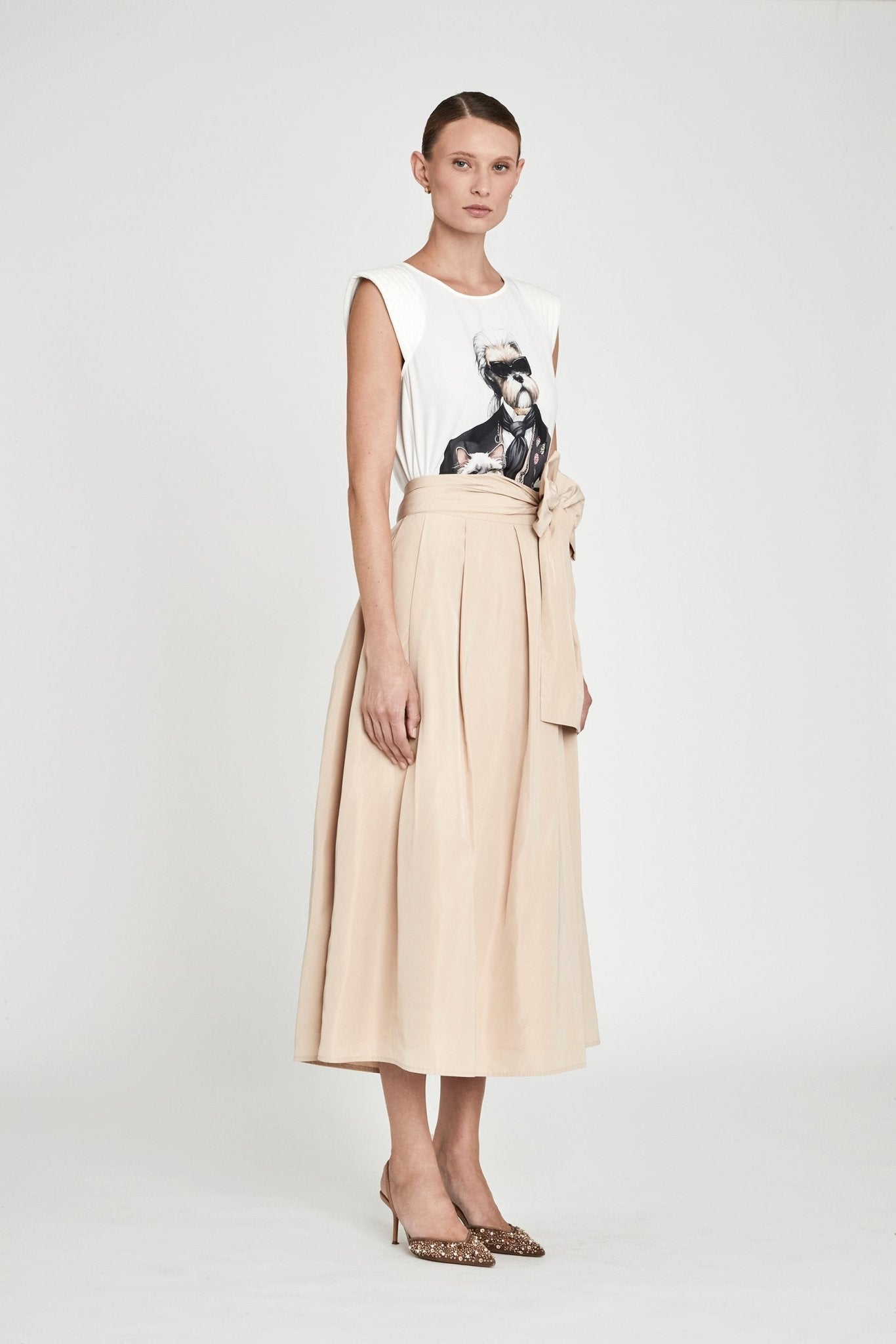 CAMISETA ESTAMPADA BLANCO SWEET CAT - THE EXTREME COLLECTION