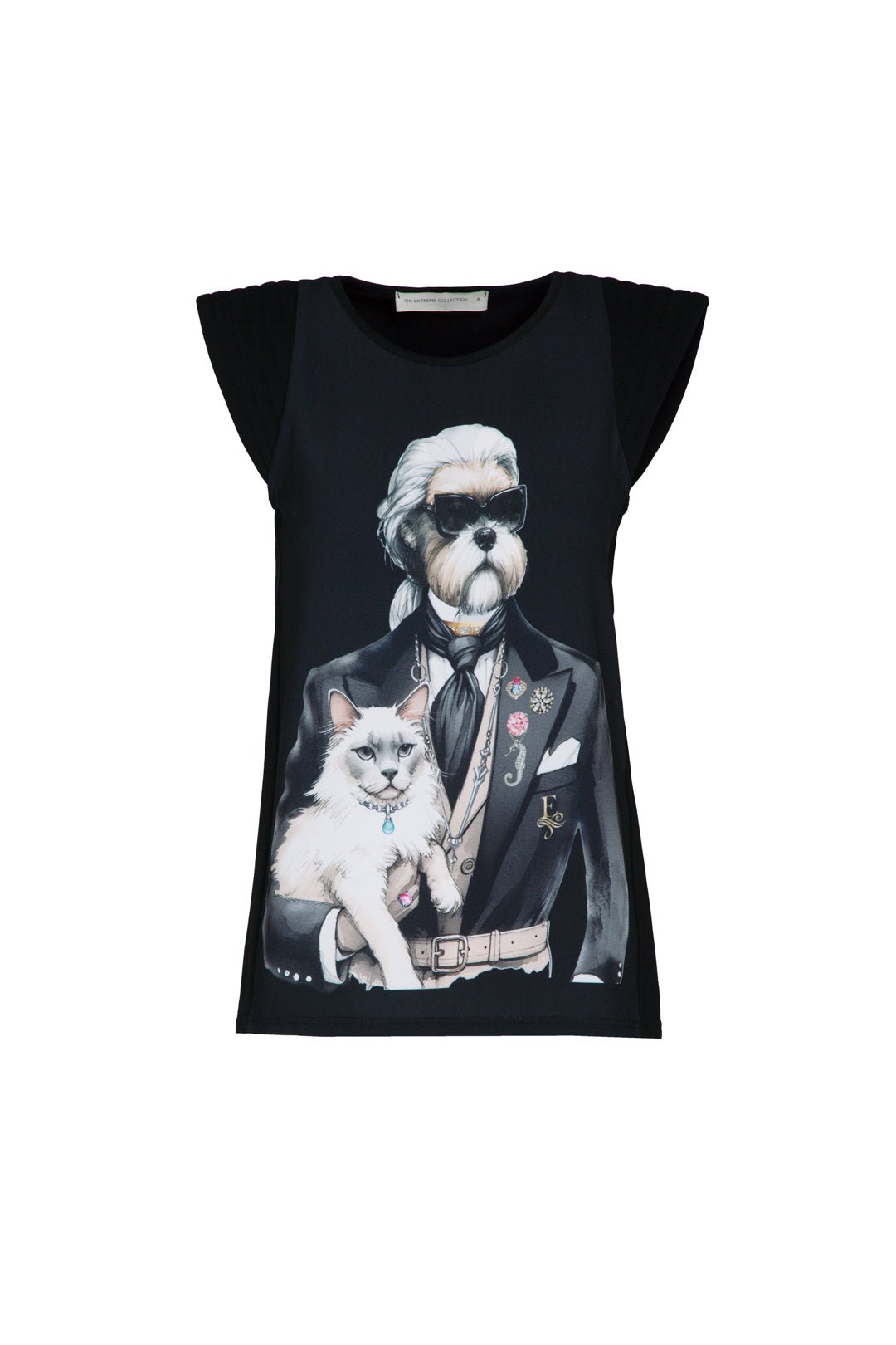 CAMISETA NEGRO SWEET CAT - THE EXTREME COLLECTION