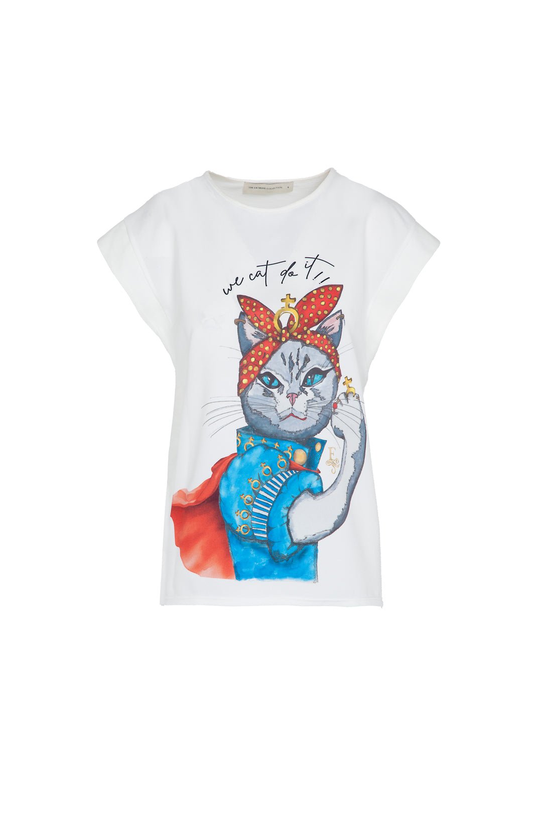 CAMISETA THEODORA CAT BLANCO - THE EXTREME COLLECTION