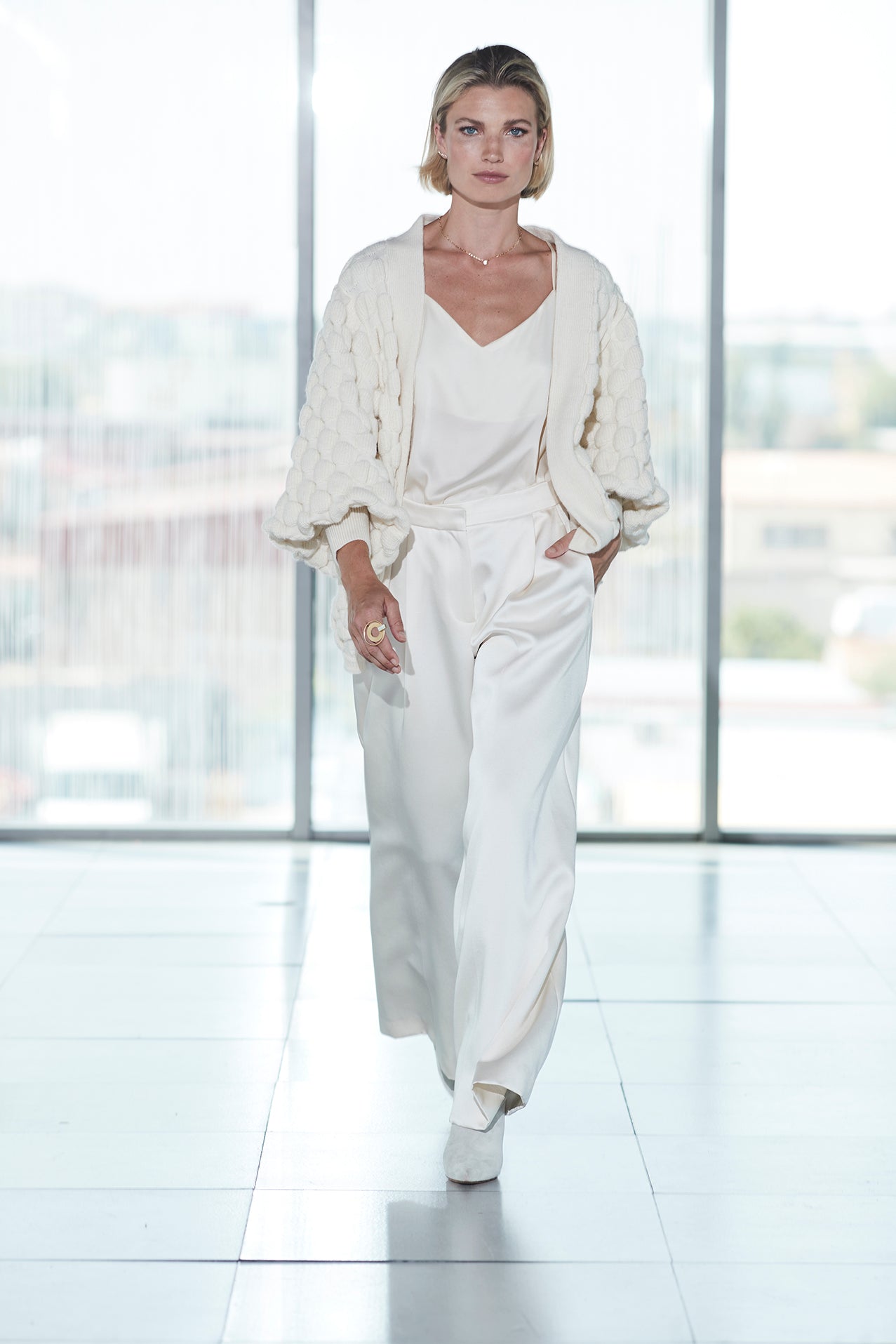 CARDIGAN CORTO MARFIL ANNETTE - THE EXTREME COLLECTION