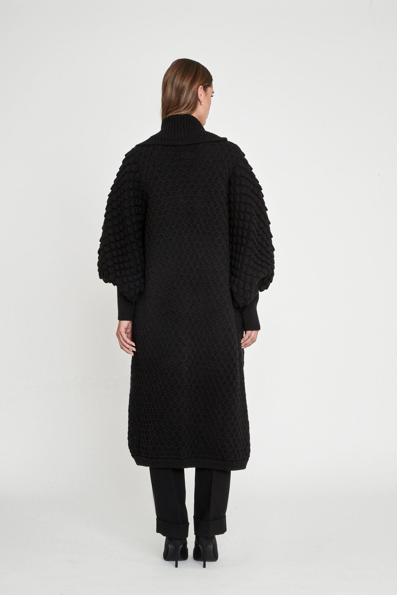 CARDIGAN LARGO AZABACHE GENEVIEVE - THE EXTREME COLLECTION