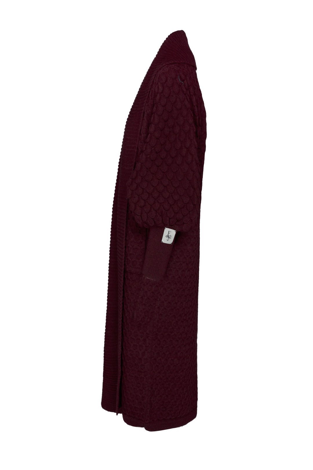 CARDIGAN LARGO VINO GENEVIEVE - THE EXTREME COLLECTION