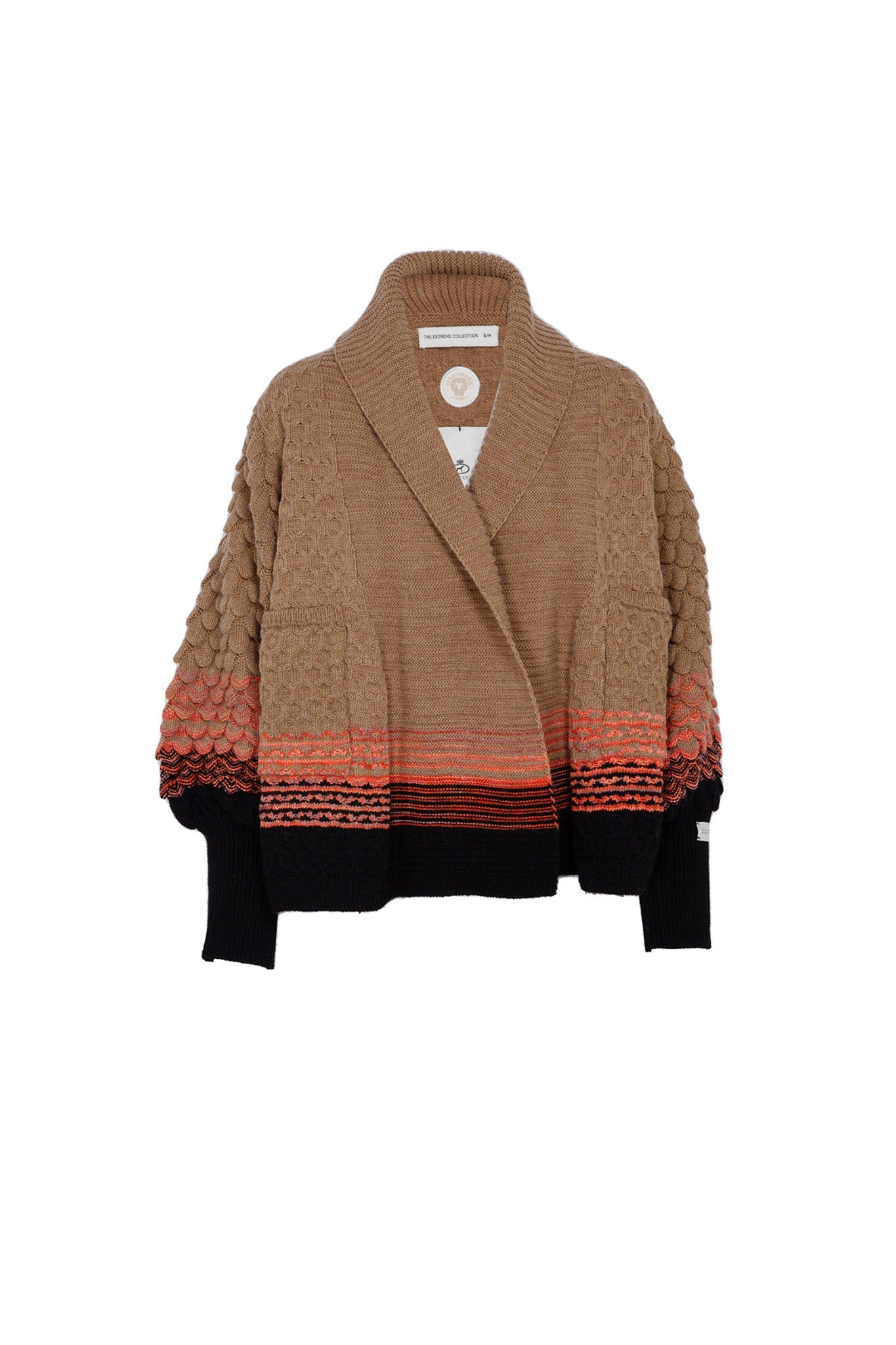 CHAQUETA ALPACA Y MERINO SIMONETTA CAMEL - THE EXTREME COLLECTION