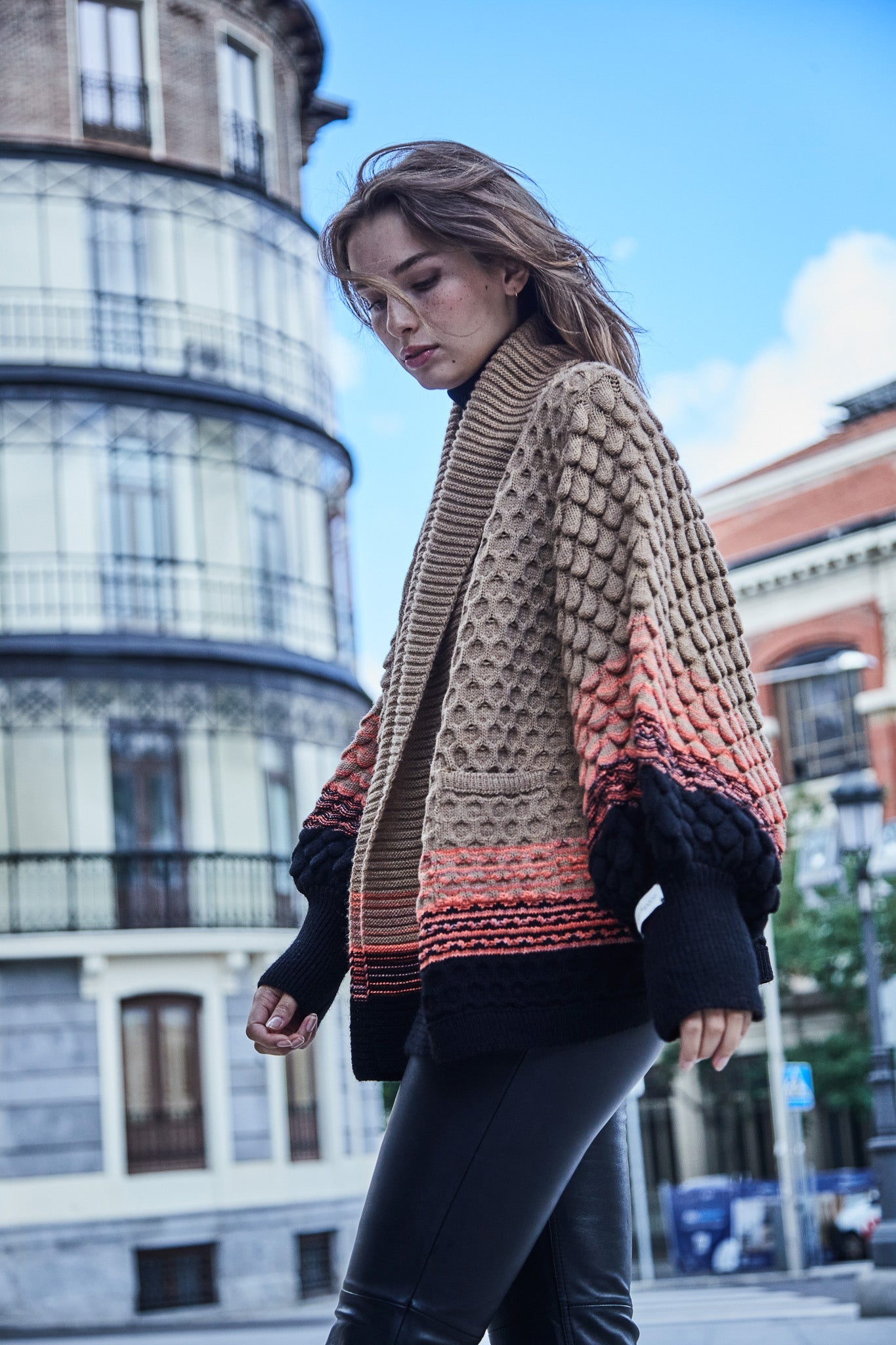 CHAQUETA ALPACA Y MERINO SIMONETTA CAMEL - THE EXTREME COLLECTION