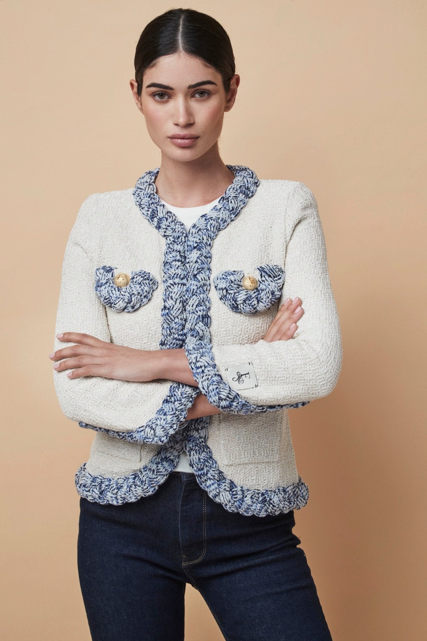 CHAQUETA CLÁSICA TWEED SKY - THE EXTREME COLLECTION