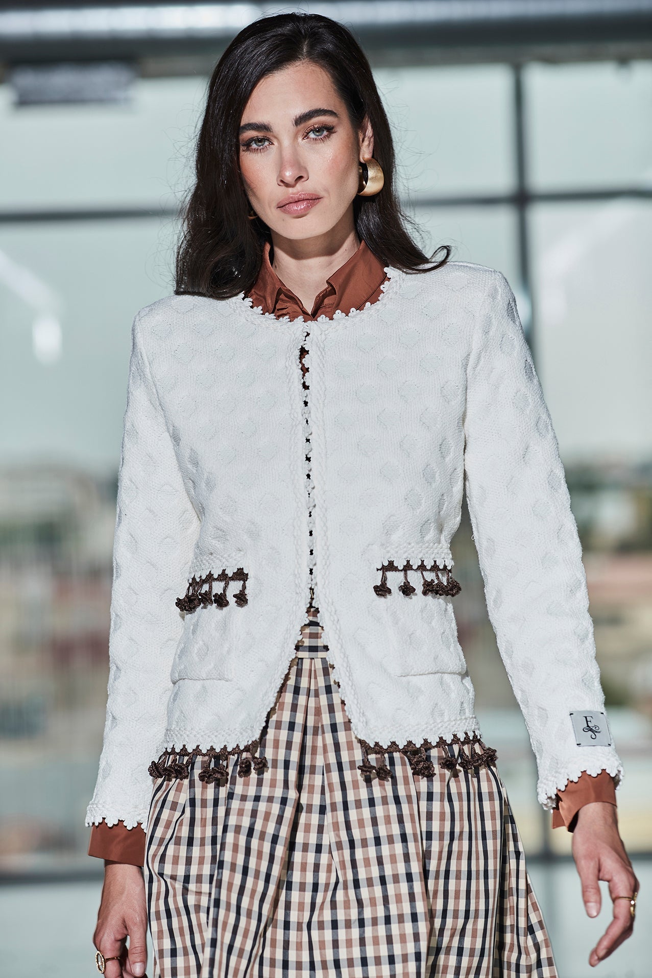 CHAQUETA CORTA MARFIL MUSETTA - THE EXTREME COLLECTION