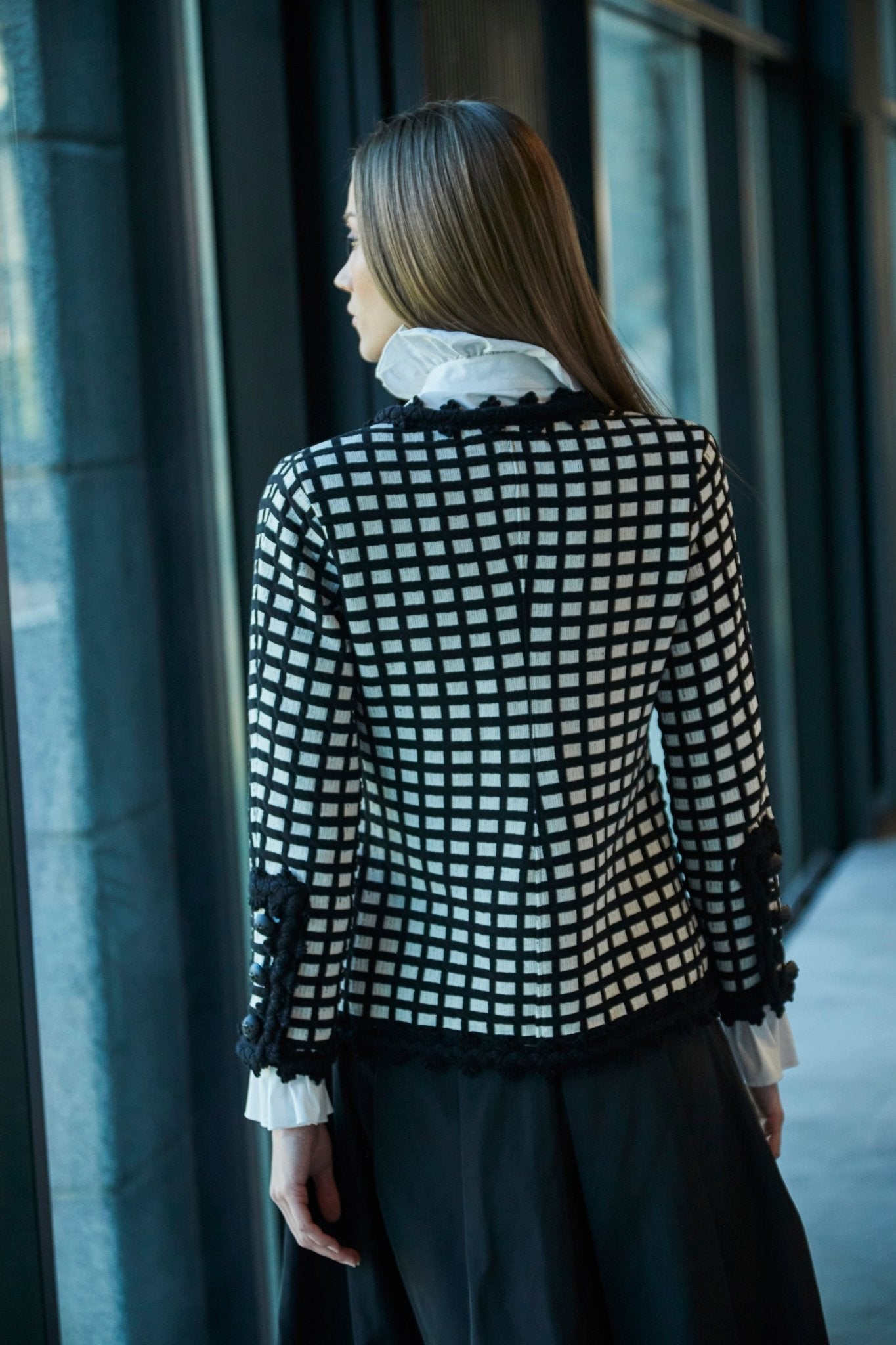 CHAQUETA CUADROS BICOLOR YVES - THE EXTREME COLLECTION