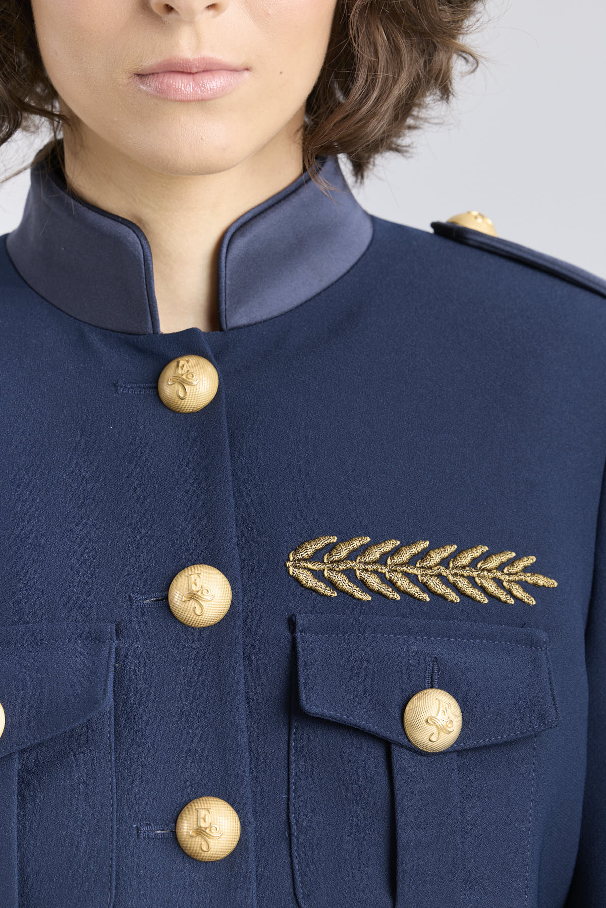 Chaqueta Militar Mujer Azul Marino Ilva Star - Edición Limitada - THE EXTREME COLLECTION