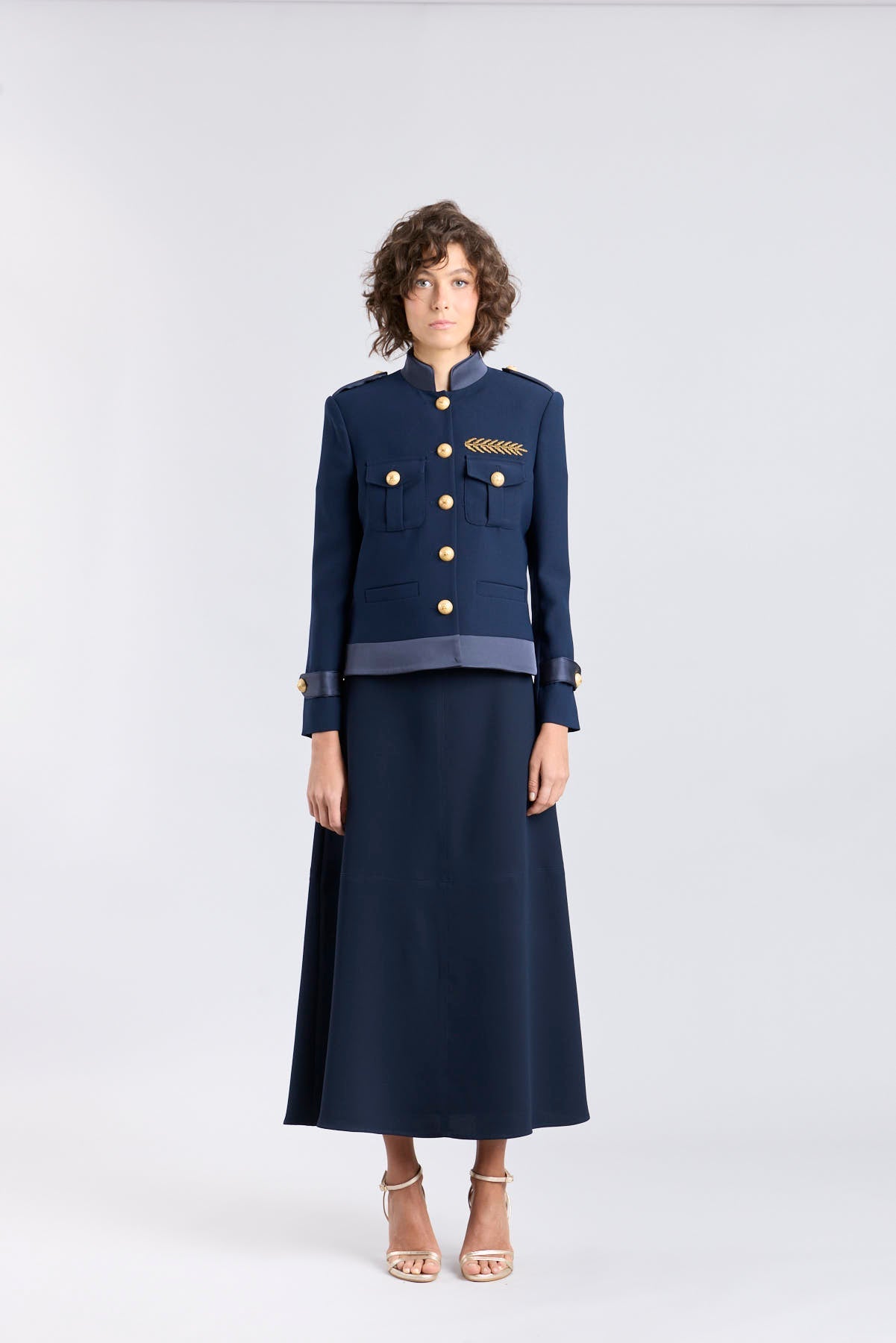 Chaqueta Militar Mujer Azul Marino Ilva Star - Edición Limitada - THE EXTREME COLLECTION