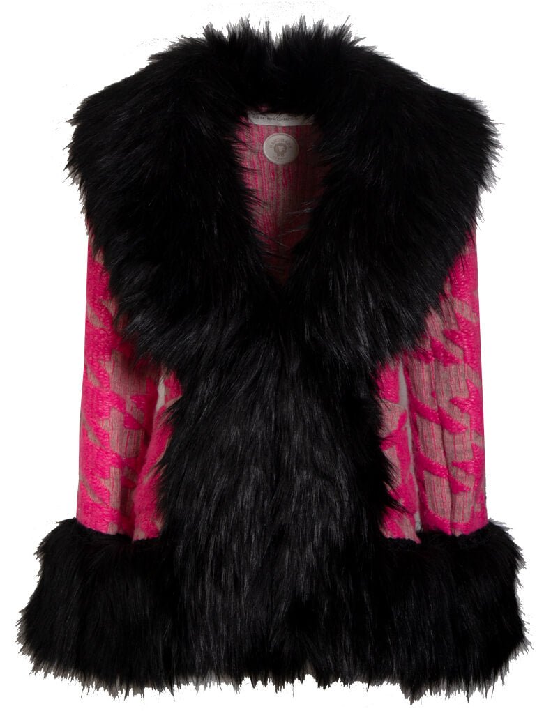 CHAQUETA PATA DE GALLO EFECTO PELO PAULE - THE EXTREME COLLECTION