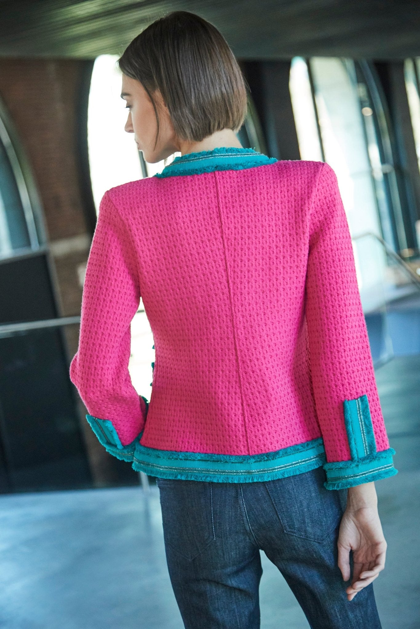 CHAQUETA PUNTO FUCSIA COTY - THE EXTREME COLLECTION