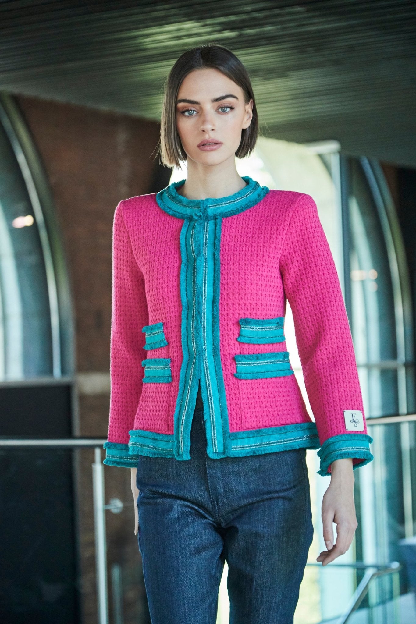 CHAQUETA PUNTO FUCSIA COTY - THE EXTREME COLLECTION