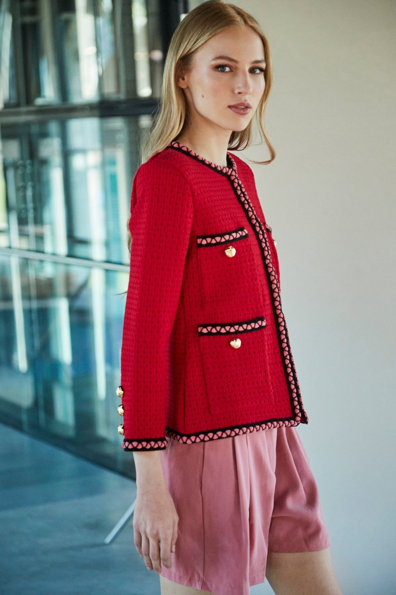 CHAQUETA PUNTO ROJA MATTHIEU - THE EXTREME COLLECTION