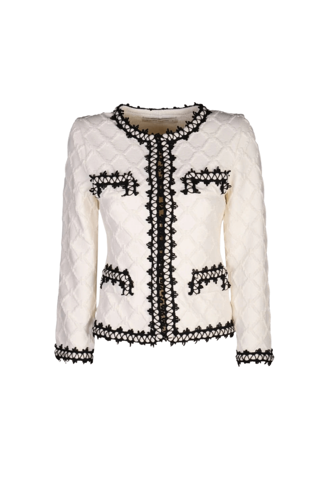 CHAQUETA TWEED BLANCA GAJA - THE EXTREME COLLECTION