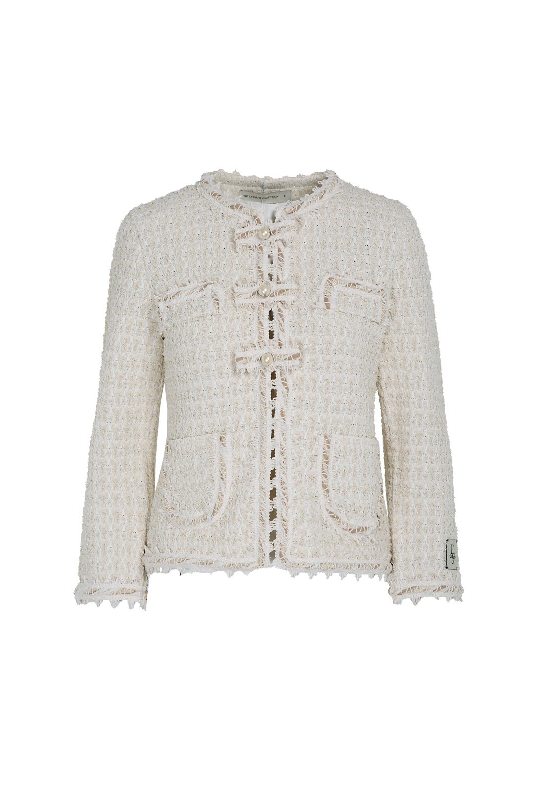 CHAQUETA TWEED CREMA LAZOS ZOE - THE EXTREME COLLECTION