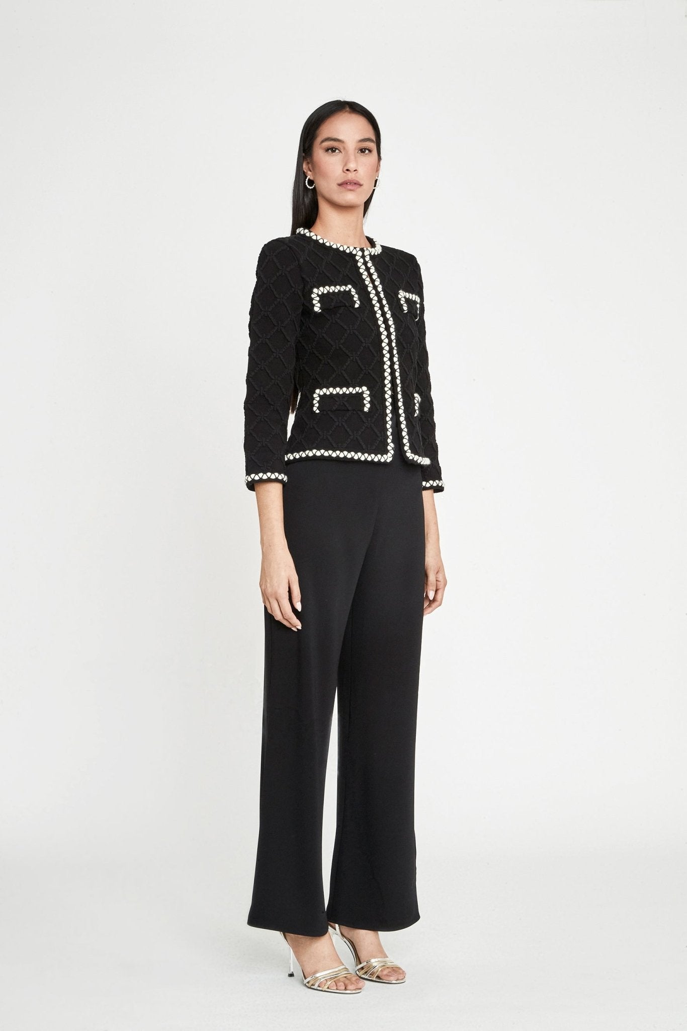 CHAQUETA TWEED NEGRA GAJA - THE EXTREME COLLECTION